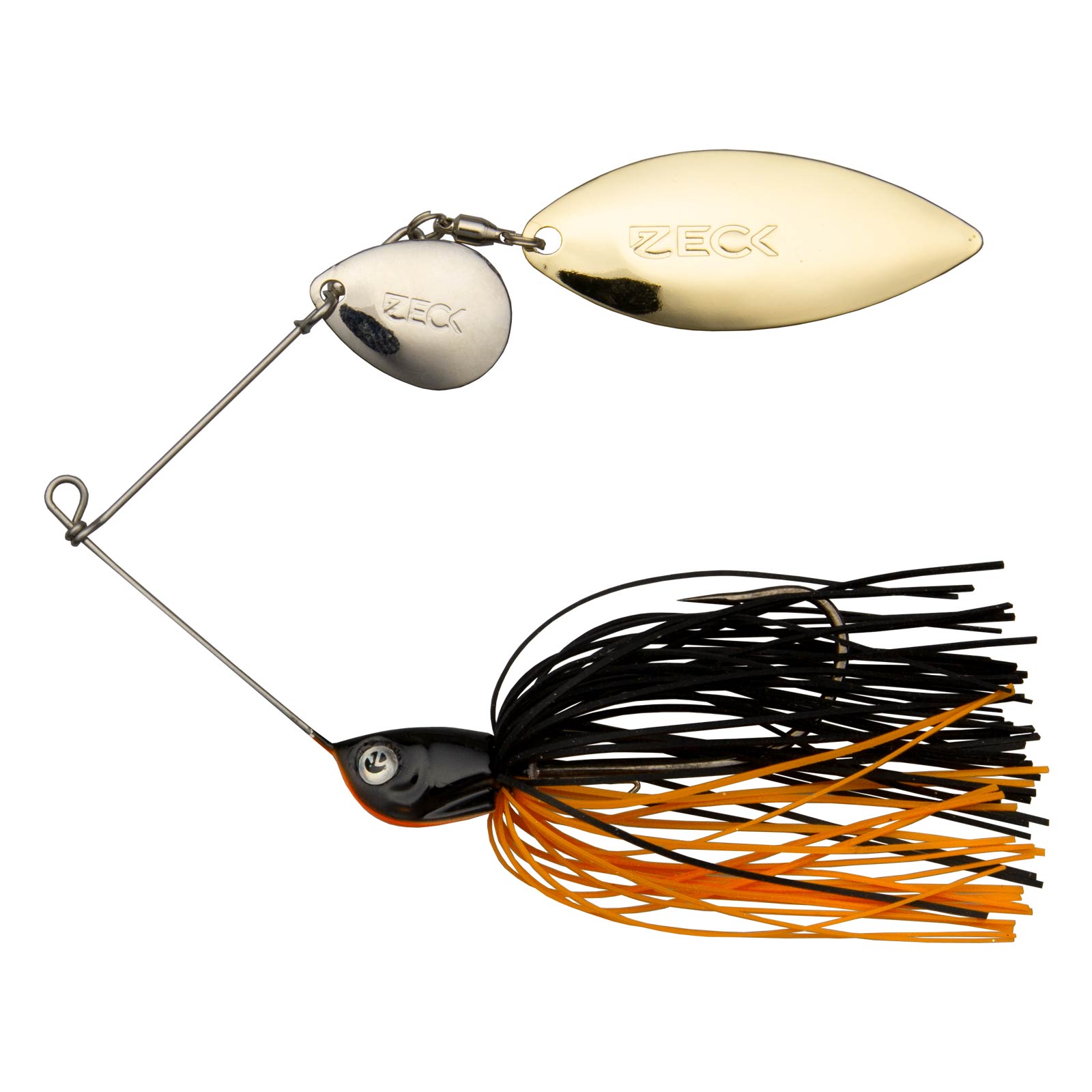 Zeck Spinnerbait Black Orange