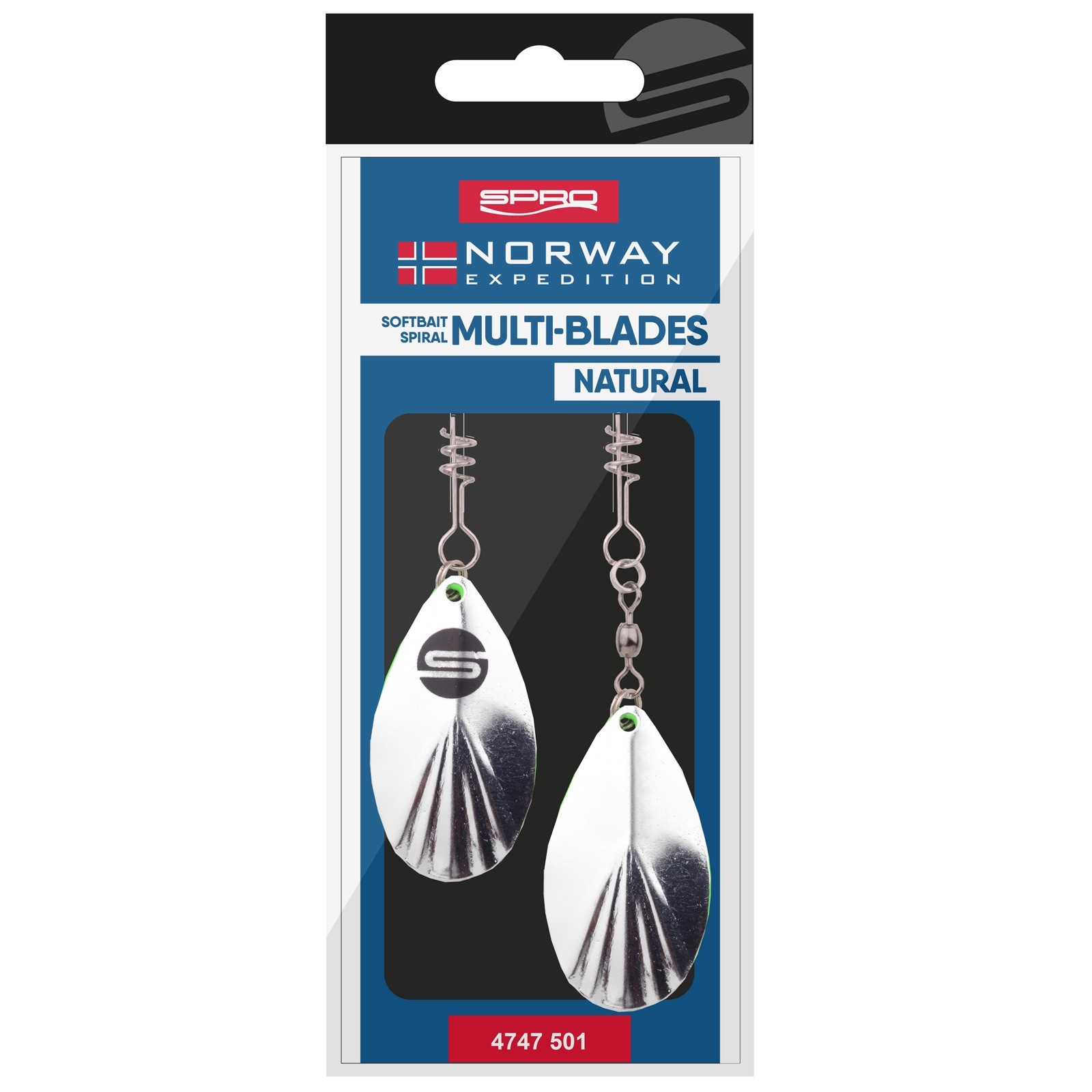 Spro Norway Expedition Multi Blades Natural 2 Stück