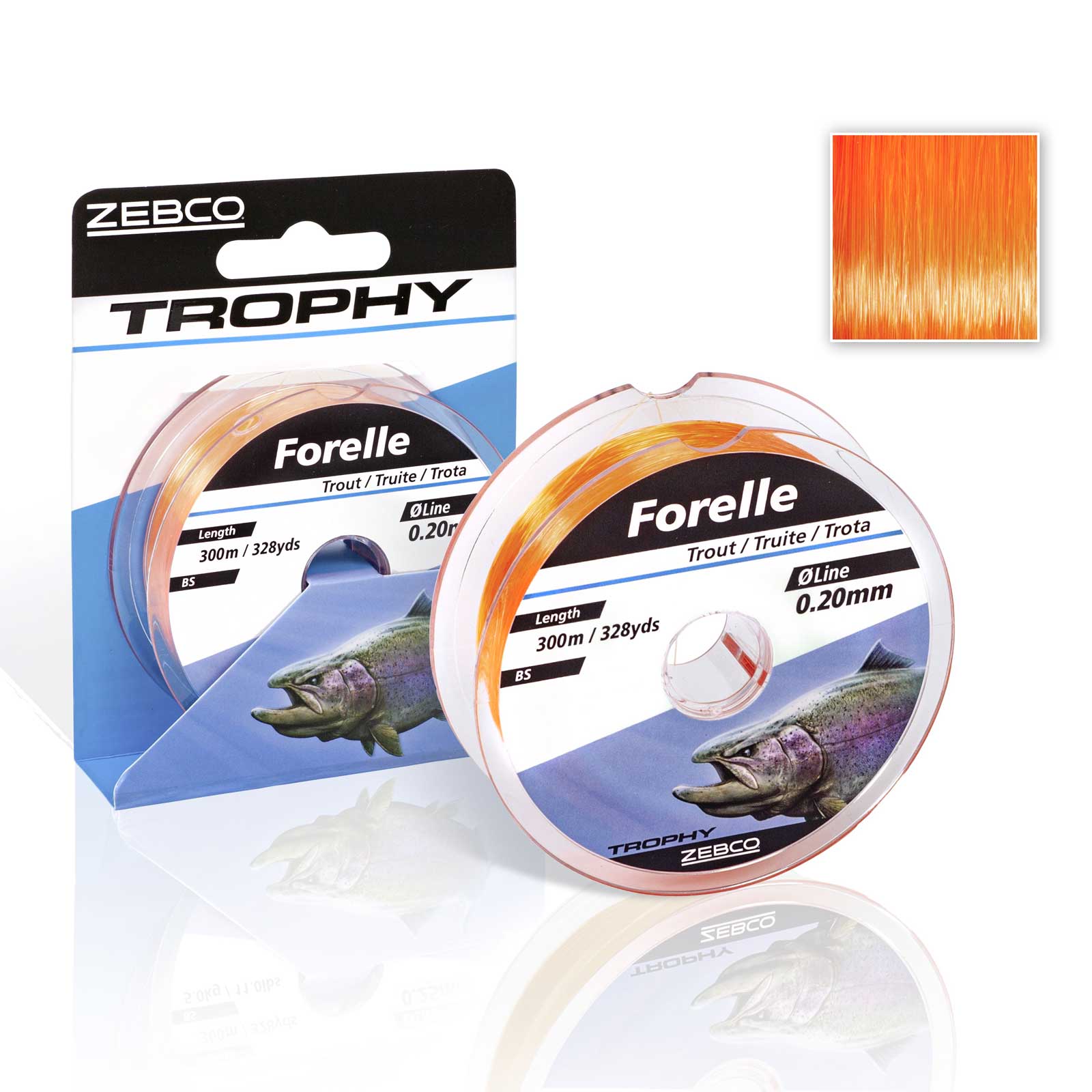 Zebco Trophy Forelle 0,20mm 300m TOP Angelschnur