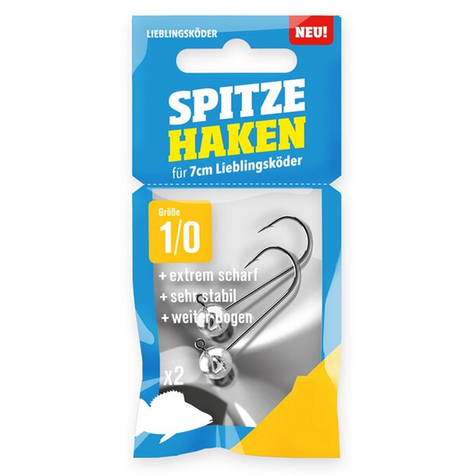 Lieblingsköder Spitze Haken 1/0 Jigheads