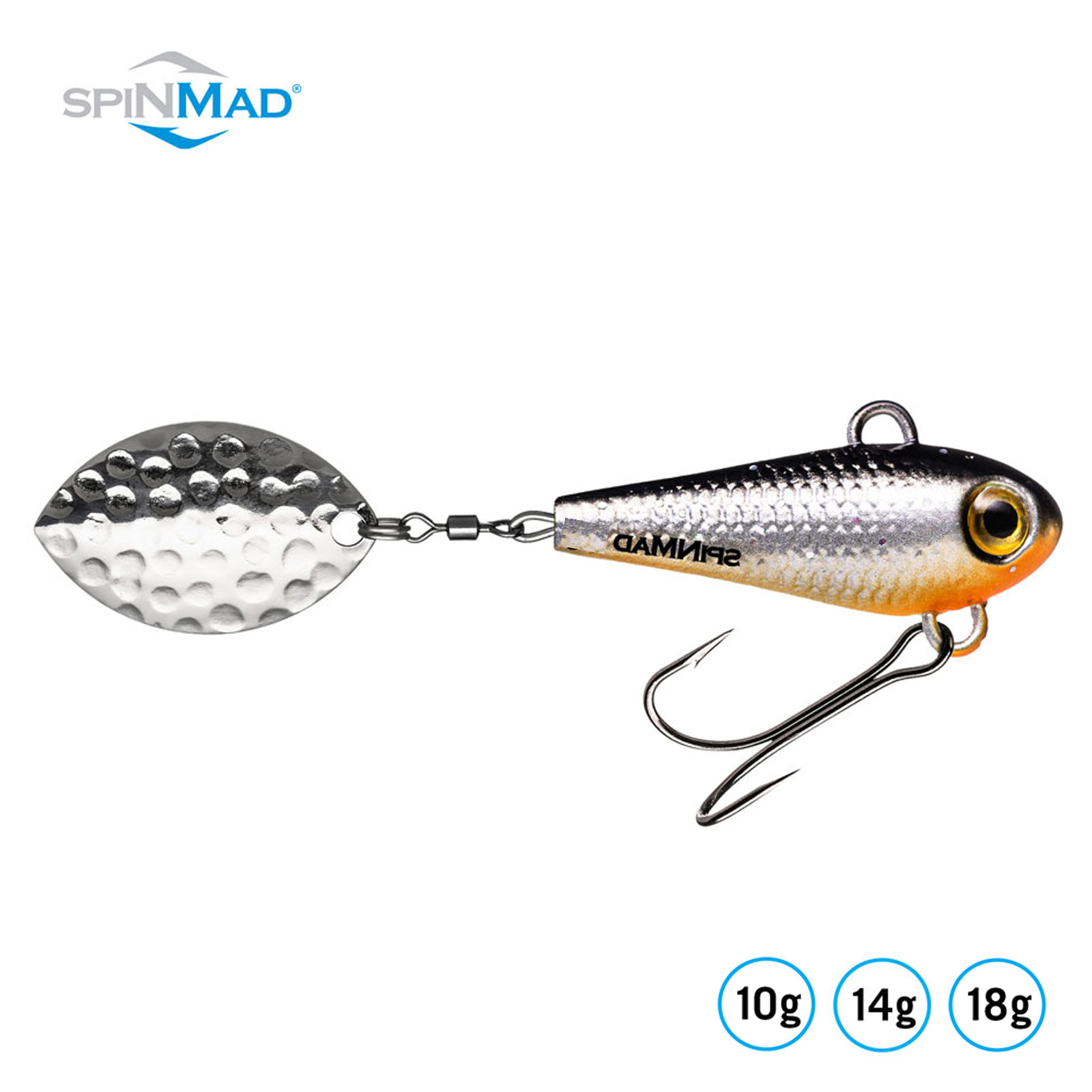 SpinMad Originals Captain 10+14+18g Jig Spinner