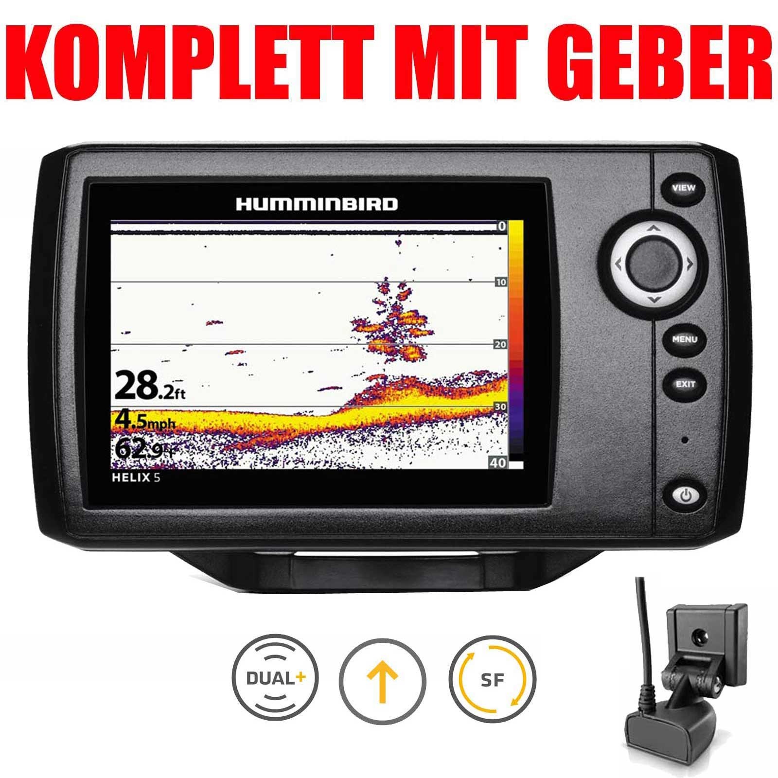 Humminbird Helix 5 Sonar Echolot G2 - Komplett mit Geber