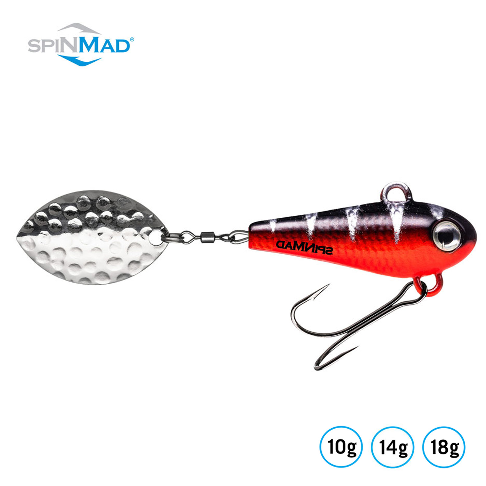 SpinMad Originals Blackperch 10+14+18g Jig Spinner