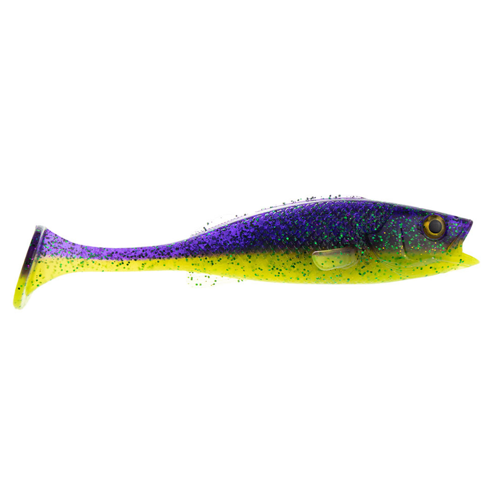 LMAB Köfi Perch Shad Purple Rave Big Bait Gummifisch