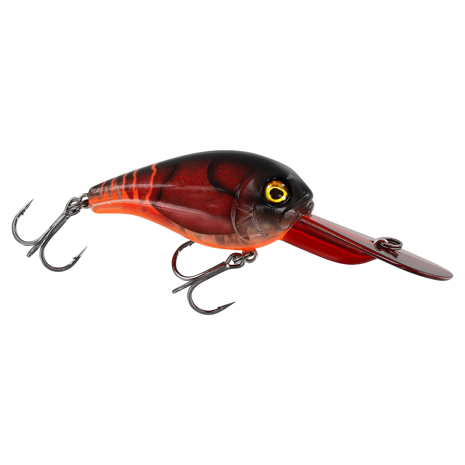 Westin MegaBite DR Crankbait 6cm 19g Floating Fire Craw Wobbler