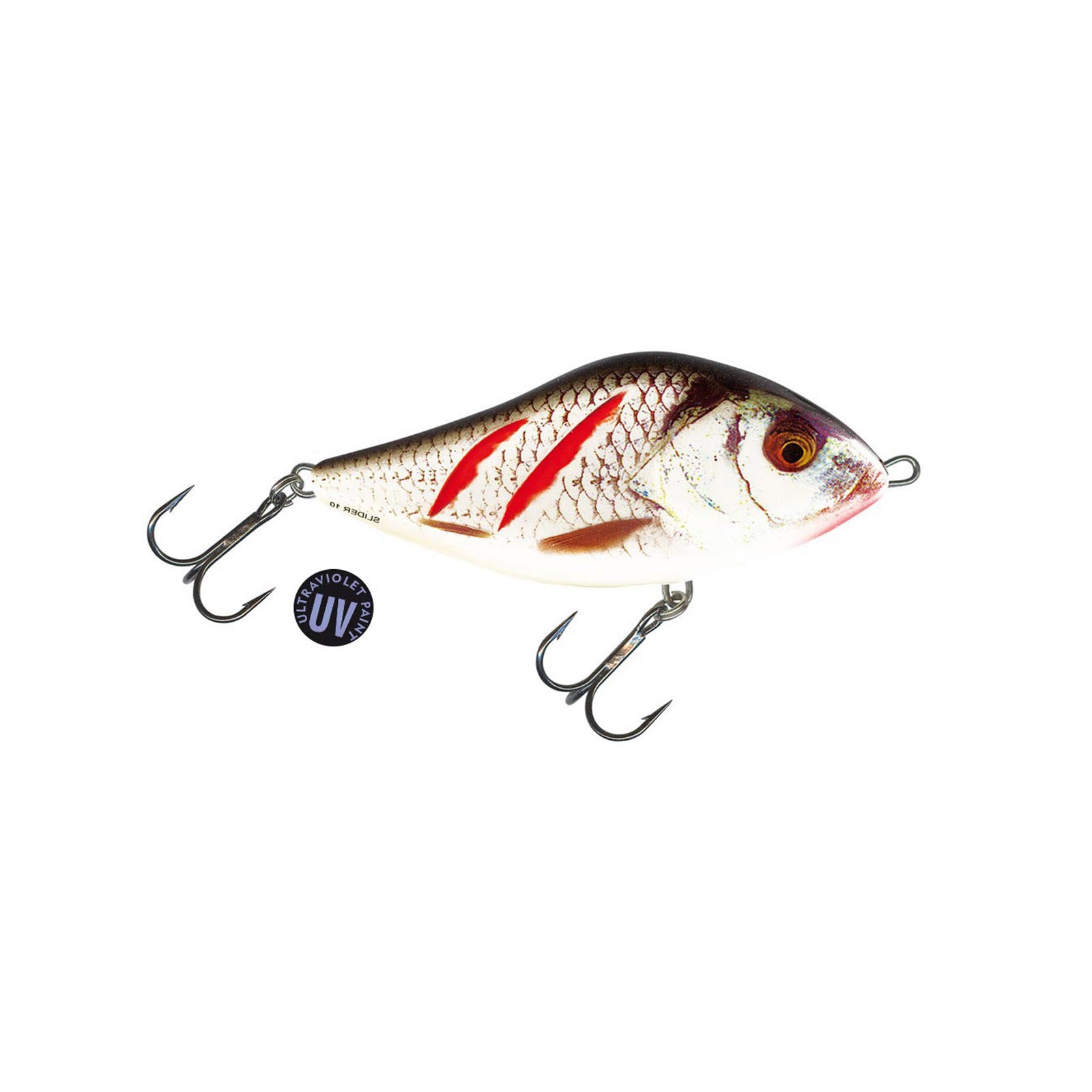 Salmo Slider 10cm F Wounded Real Grey Shiner Jerkbait