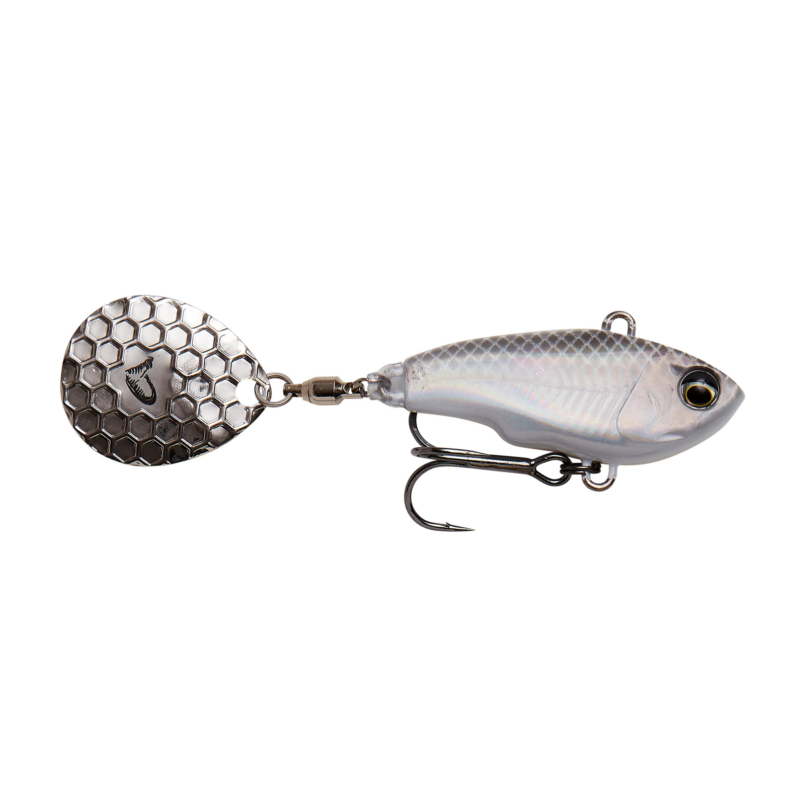 Savage Gear Fat Tail Spin Weitwurfköder White Silver