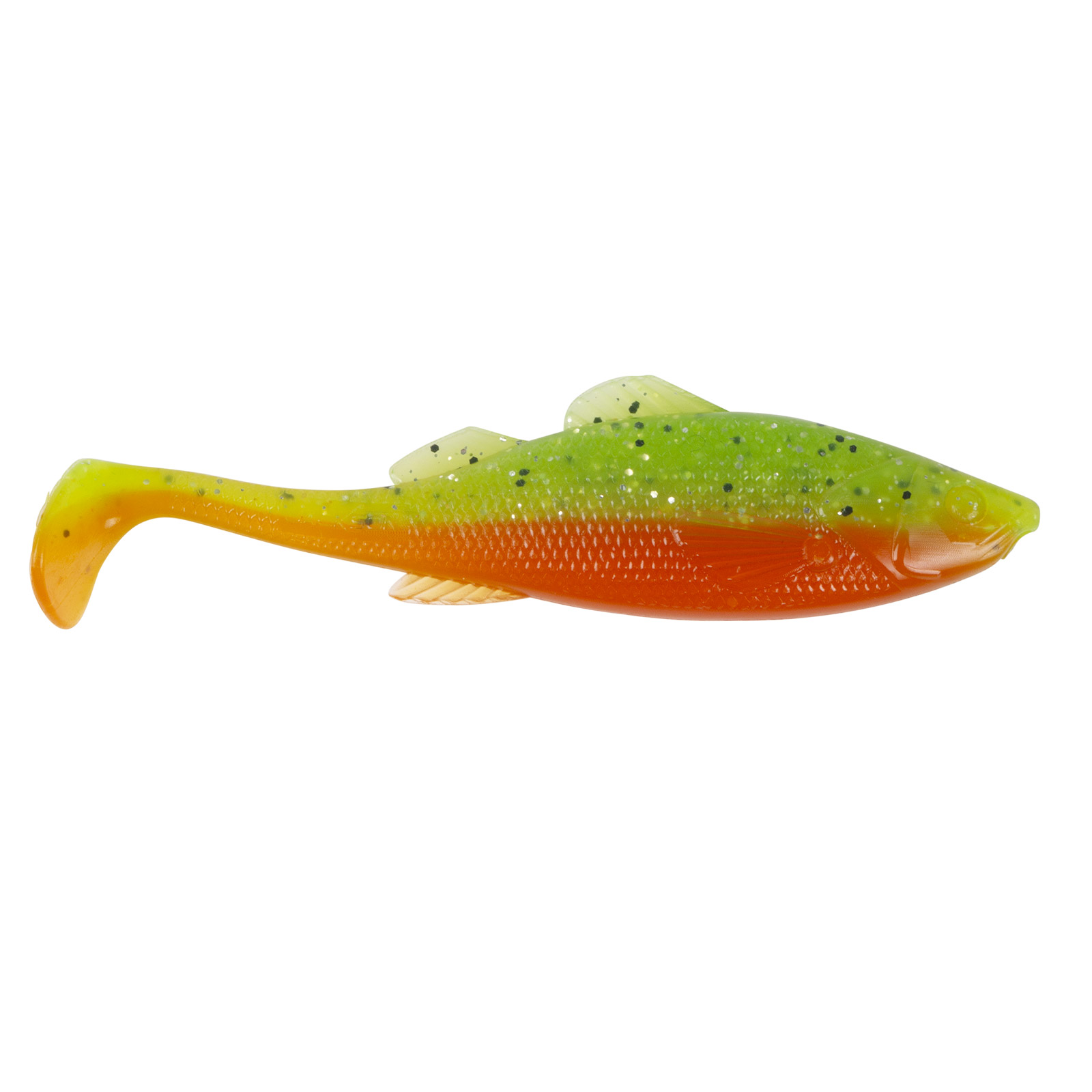 Jackson Green Pure Perch Shad Sunrise Mango Gummifisch