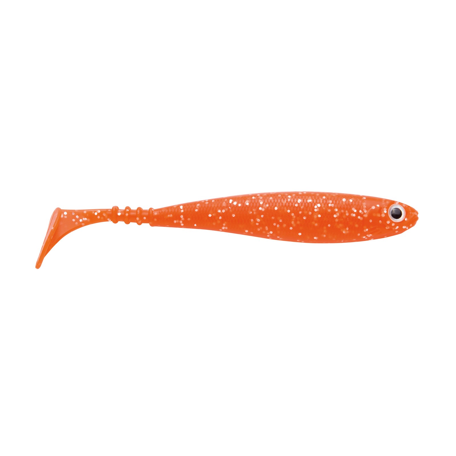 Jackson Zanderbait Orange Glitter Gummifisch