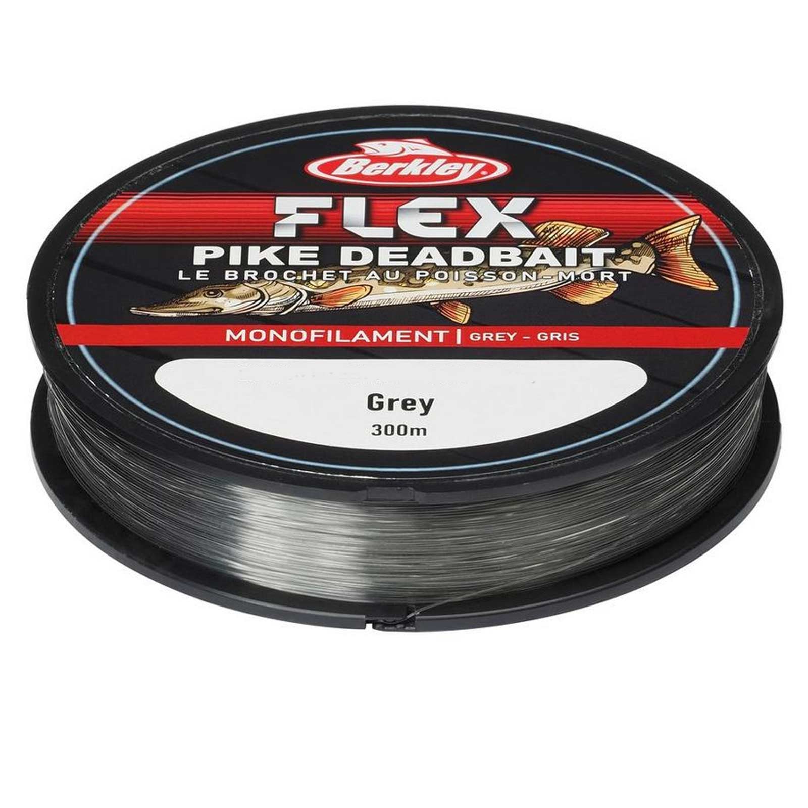 Berkley Flex Pike Deadbait 300m Grey Monofile Angelschnur