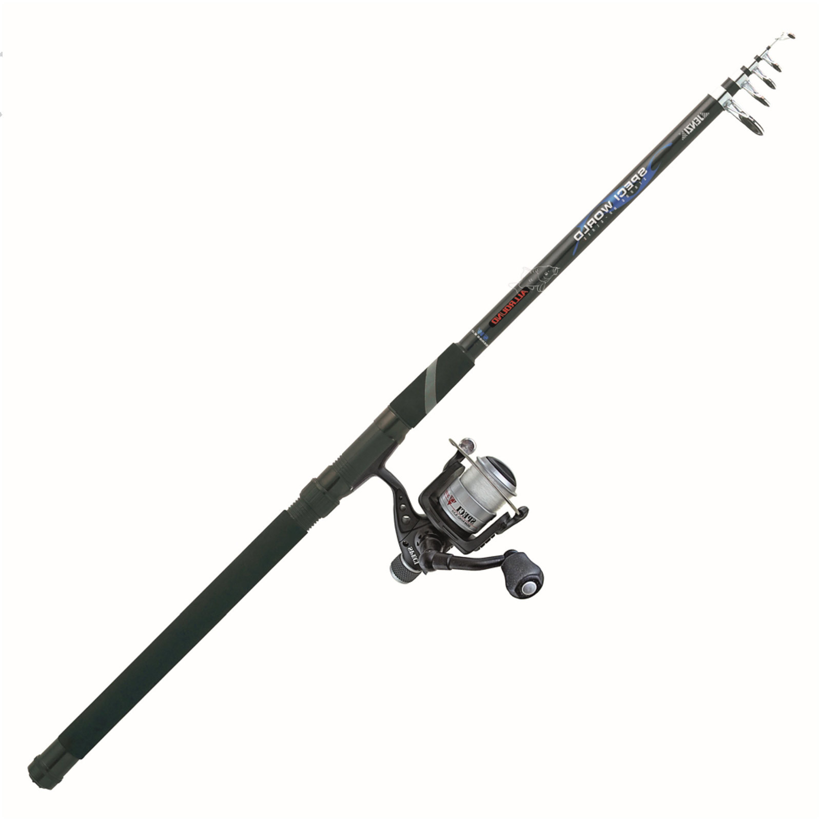 Jenzi Allround Tele Combo 3,00m 30-60g Rute Rolle Schnur komplett Angelset