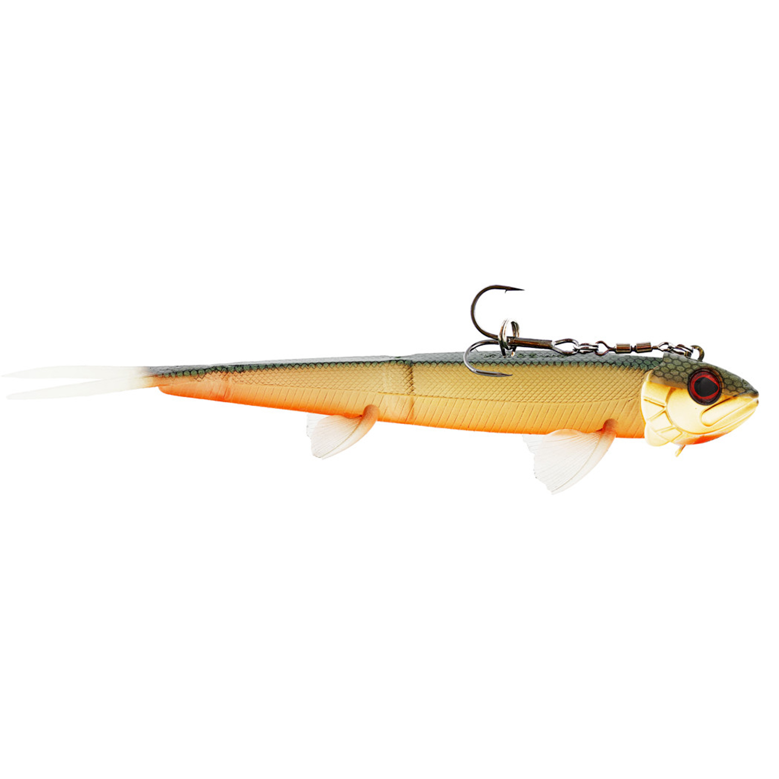 Westin Twinteez Pelagic V-Tail R'N'R Hot Olive Vertikal-Gummifisch