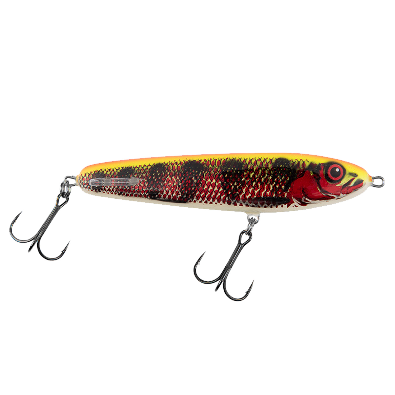 Salmo Sweeper Floating Holo Red Perch Jerkbait