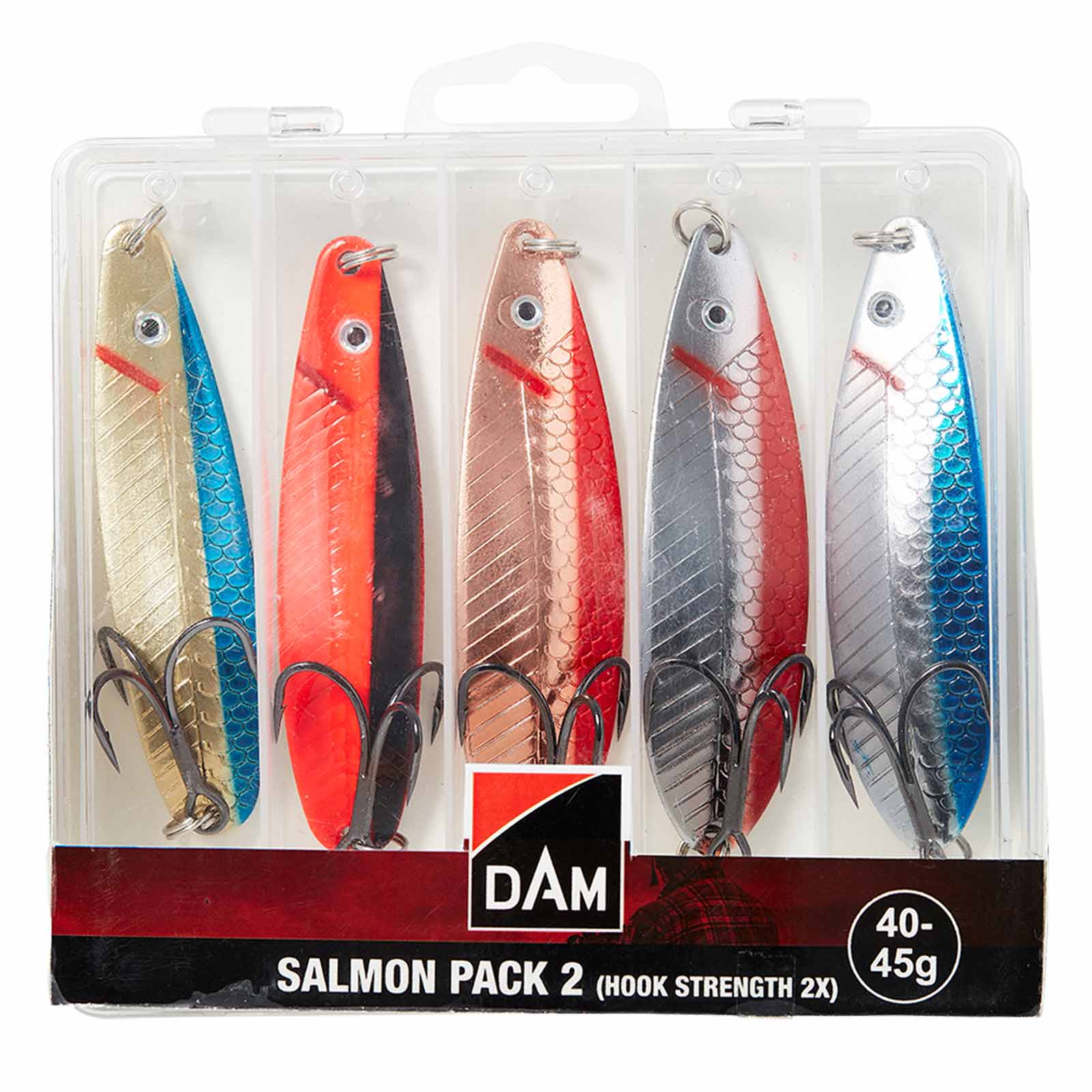 DAM Salmon Lachsblinker 40-45g Angelset