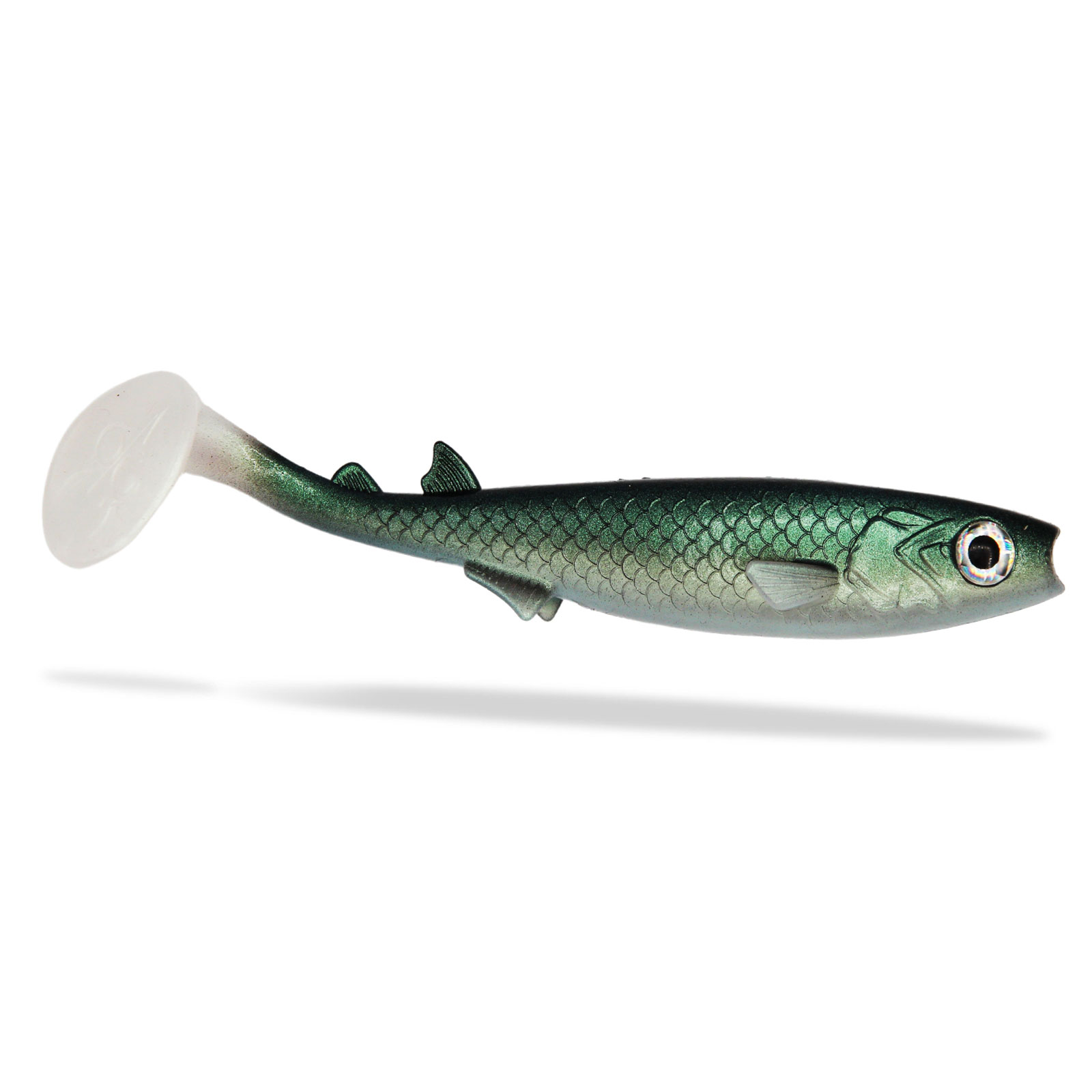 FishingGhost RenkyShad White Fish Gummifisch