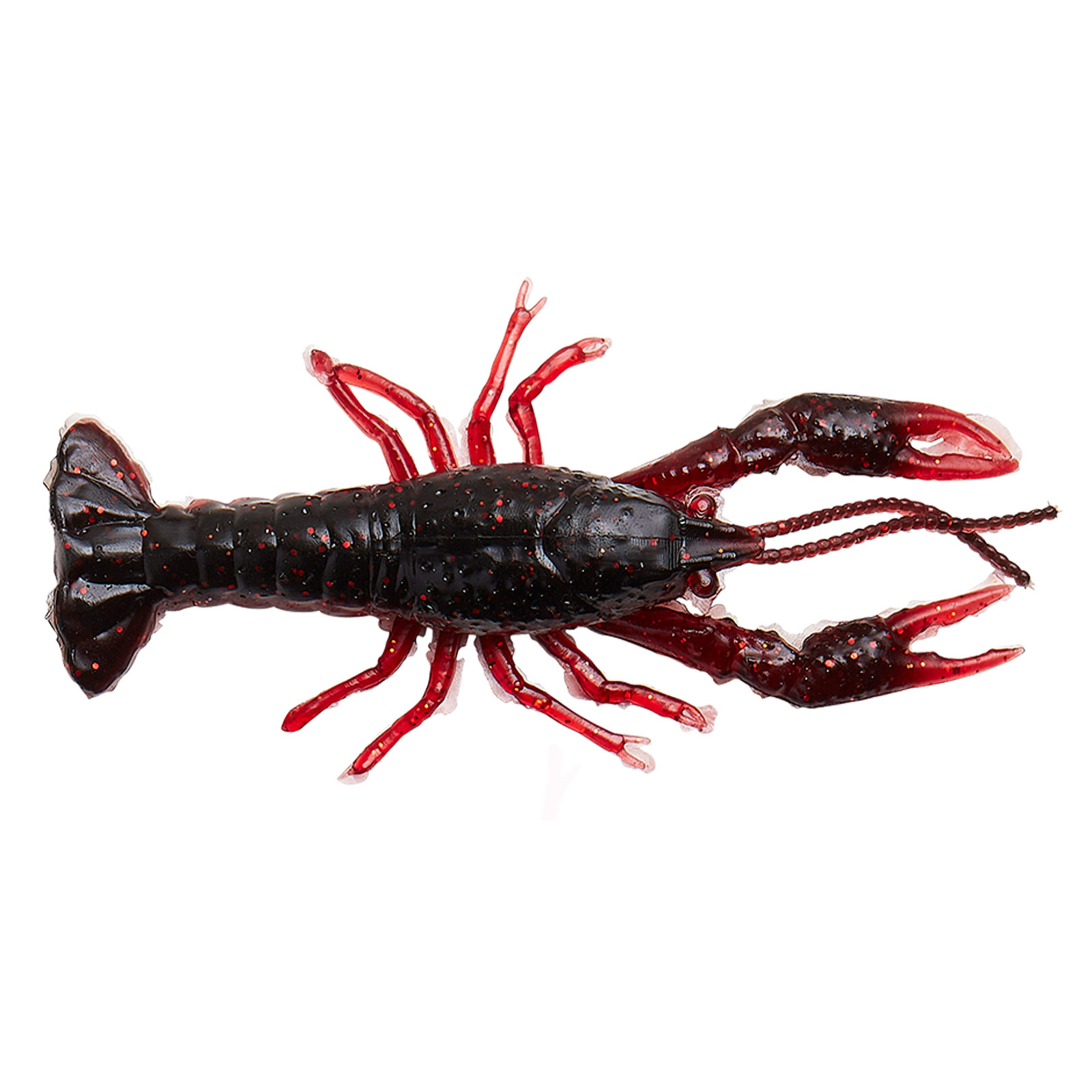 Savage Gear NED CRAW 6.5CM 2.5G FLOATING BLACK & RED 4PCS Gummikrebs