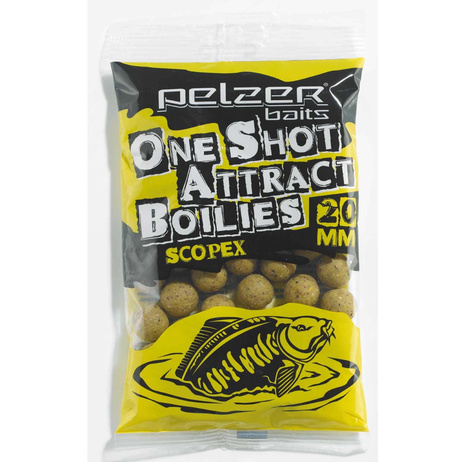 Pelzer One Shot Attract Boilies 250g Scopex