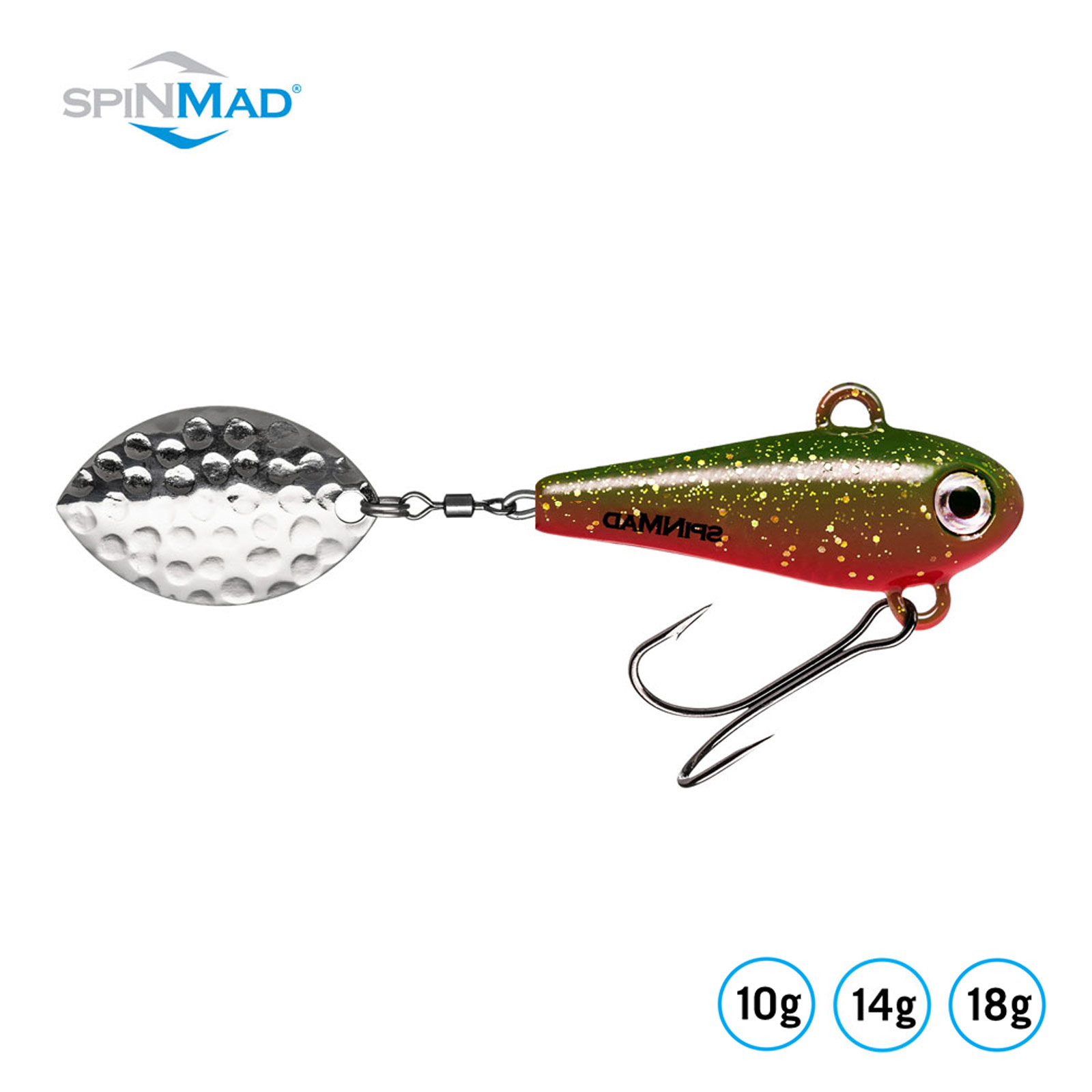 SpinMad Originals Sheriff 10+14+18g Jig Spinner