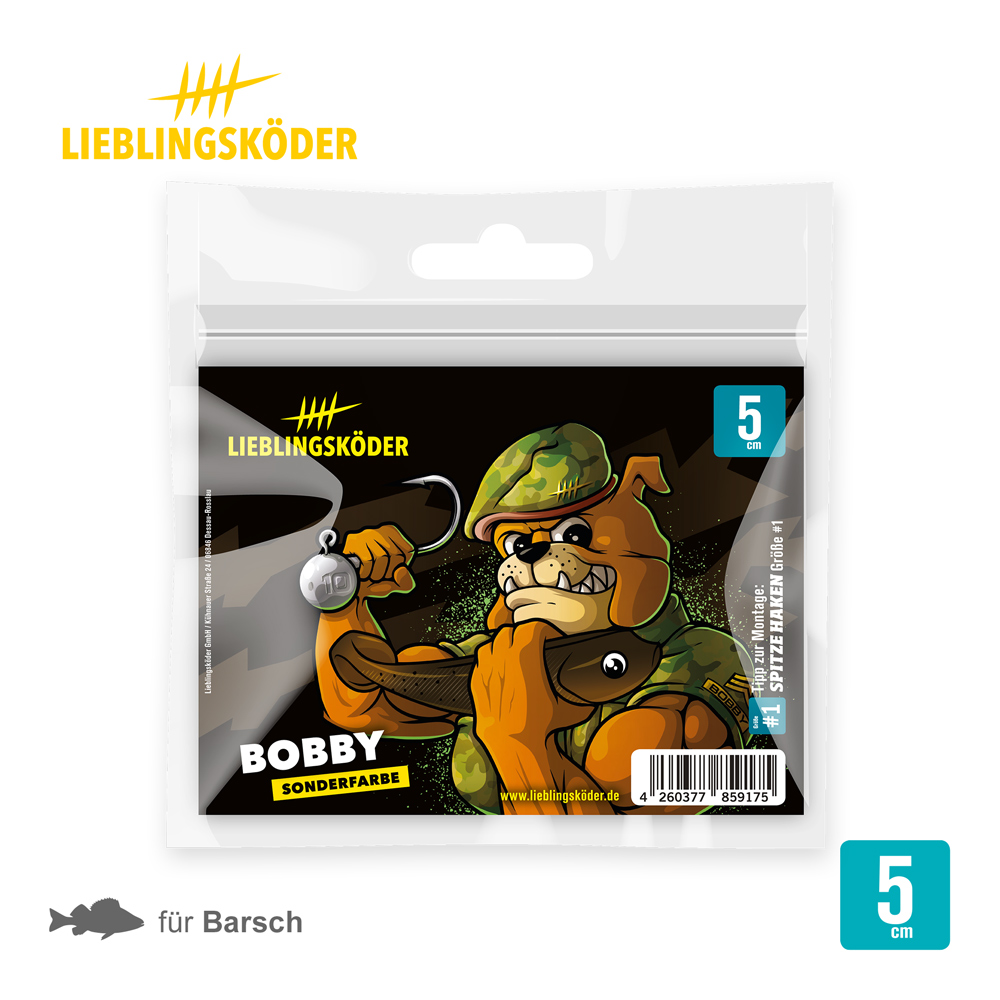 Lieblingsköder 5cm Bobby Gummifisch Verpackung