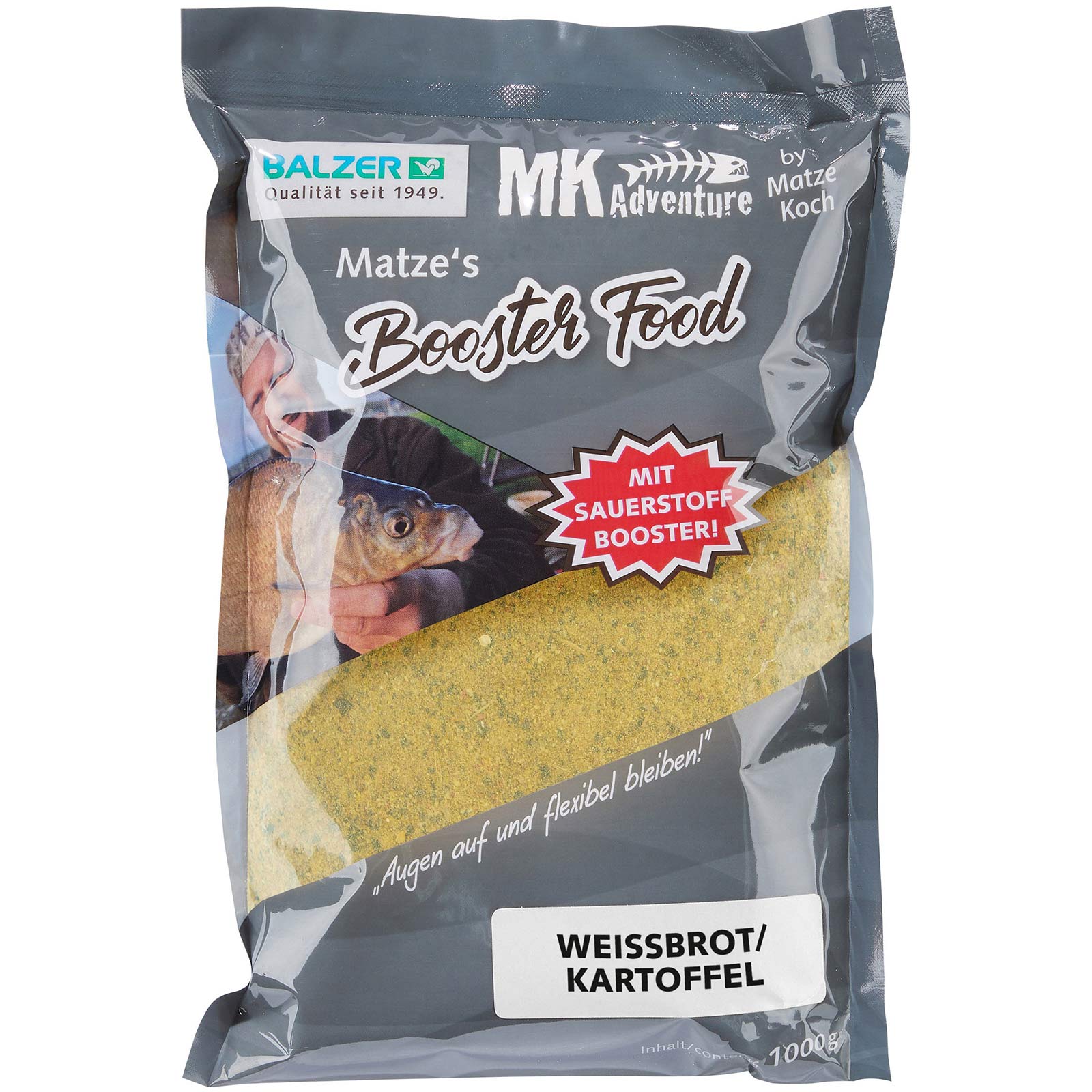 Balzer Matze Koch Booster Food Karausche Weissbrot Kartoffel