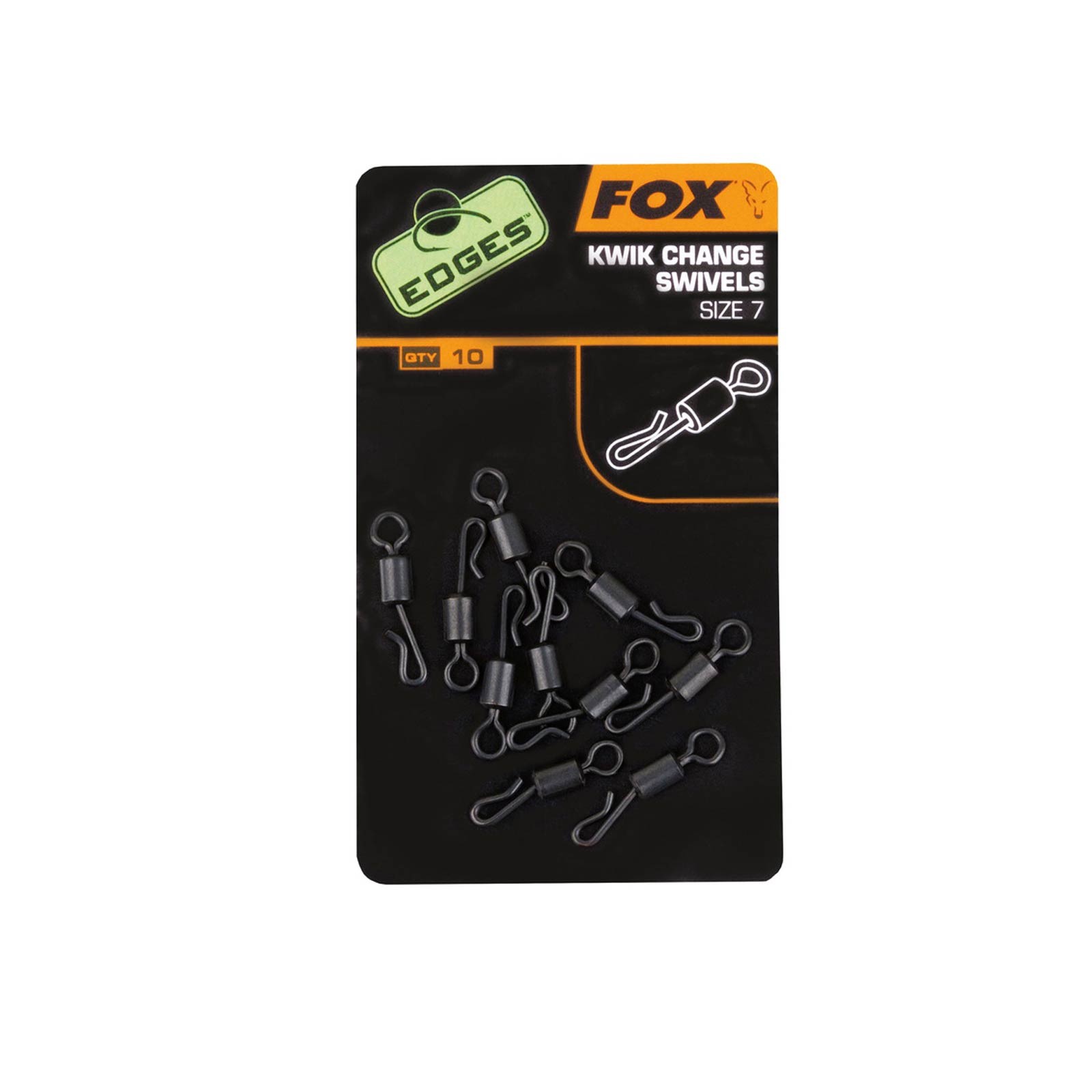 Fox Edges Kwik Change Swivels Size 7