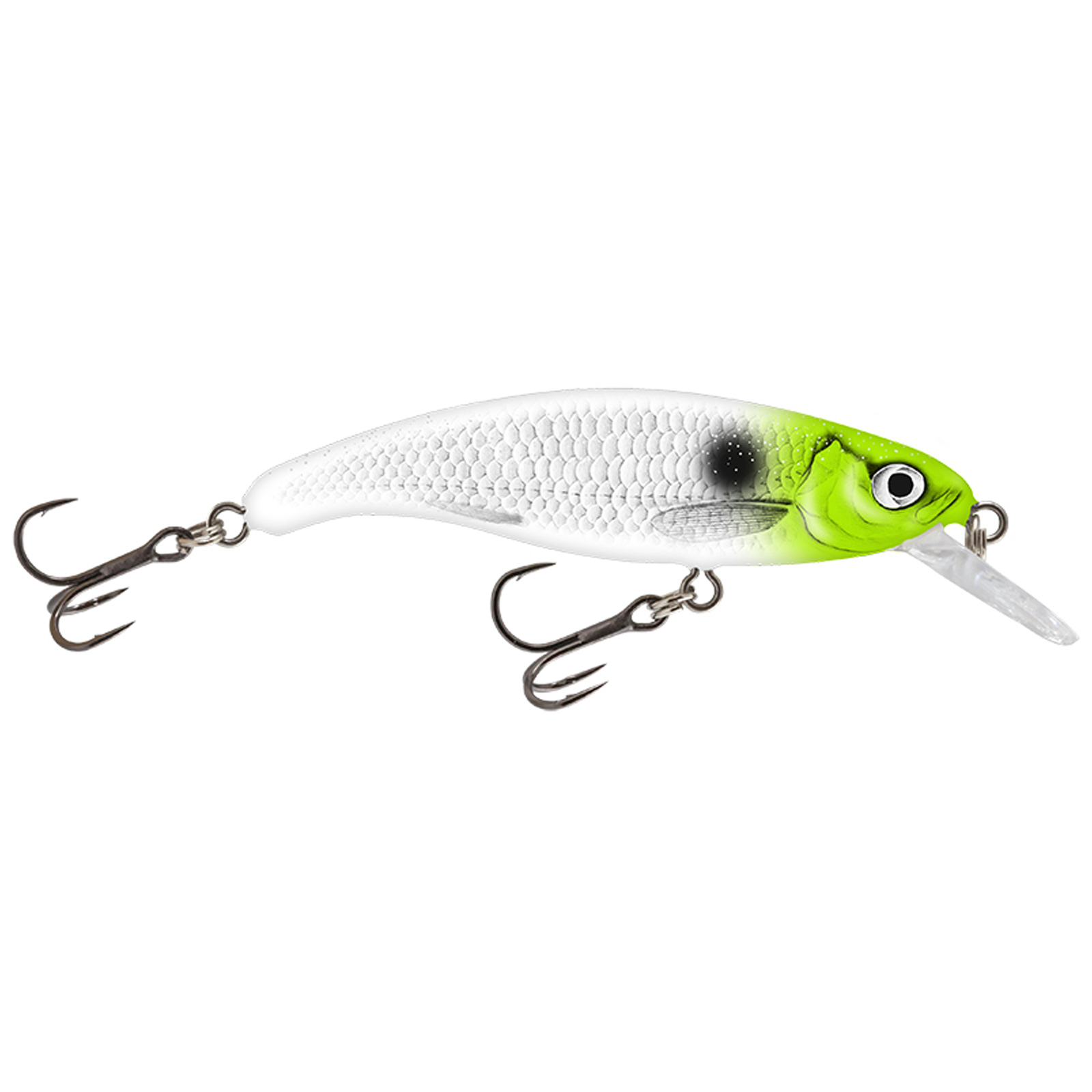 Salmo Slick Stick 6cm Hot Green Bone Flash Wobbler