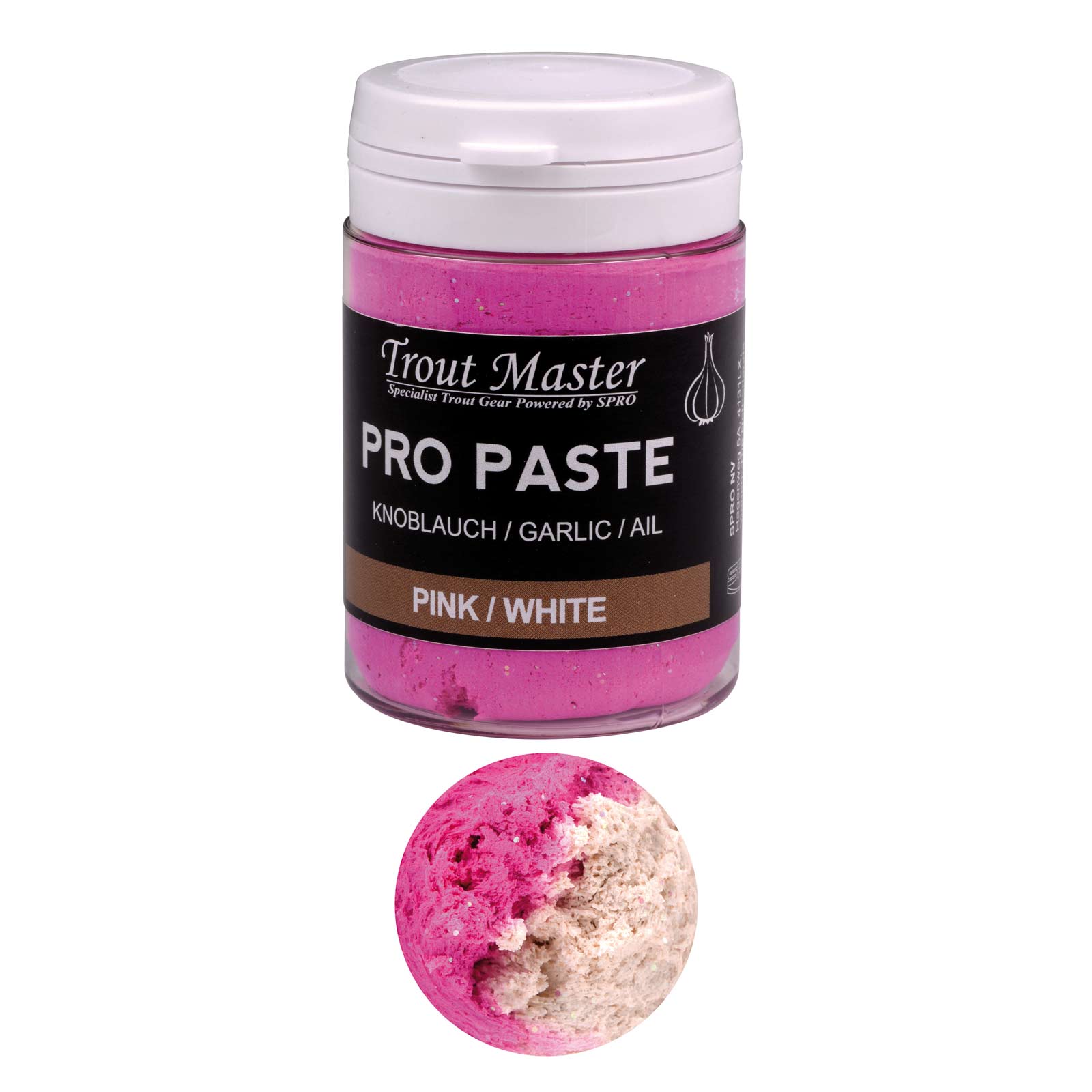 Spro Trout Master Pro Paste Forellenteig Pink / White   