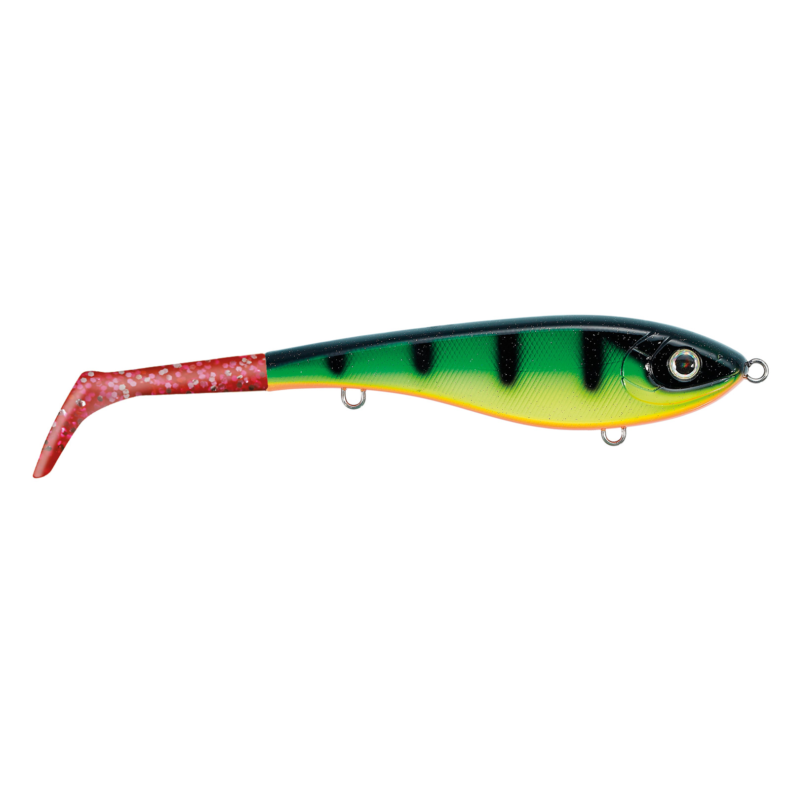 Strike Pro Bandit Tail Fire Tiger Jerkbait 