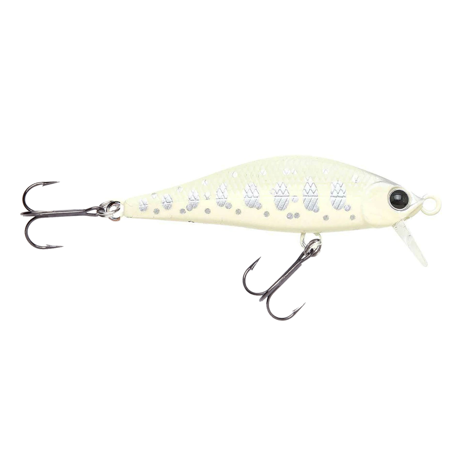 Lucky Craft Pointer 50S Super Glow Bone Trout Wobbler