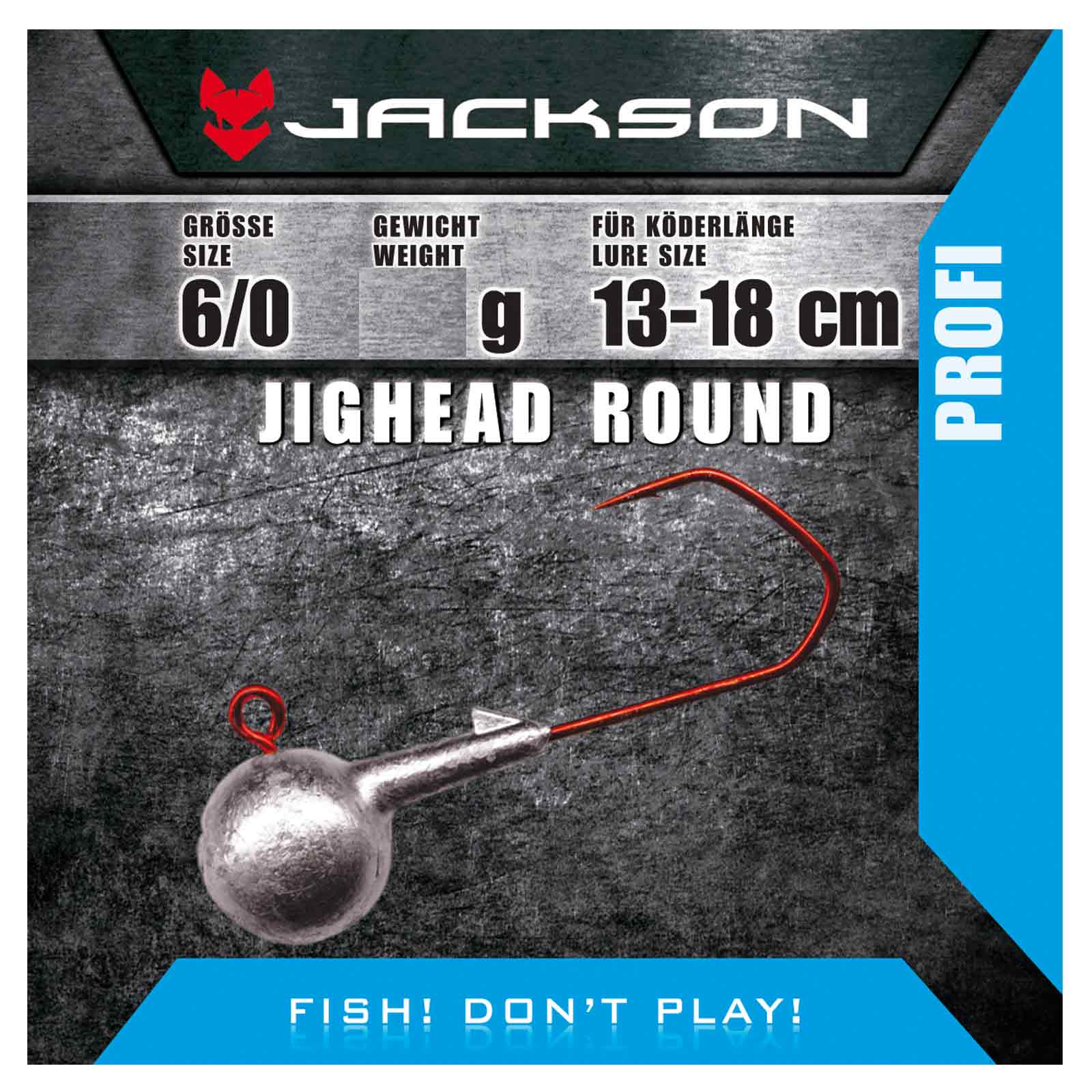 Jackson VMC Jighead Round 6/0 Jigkopf Jighaken