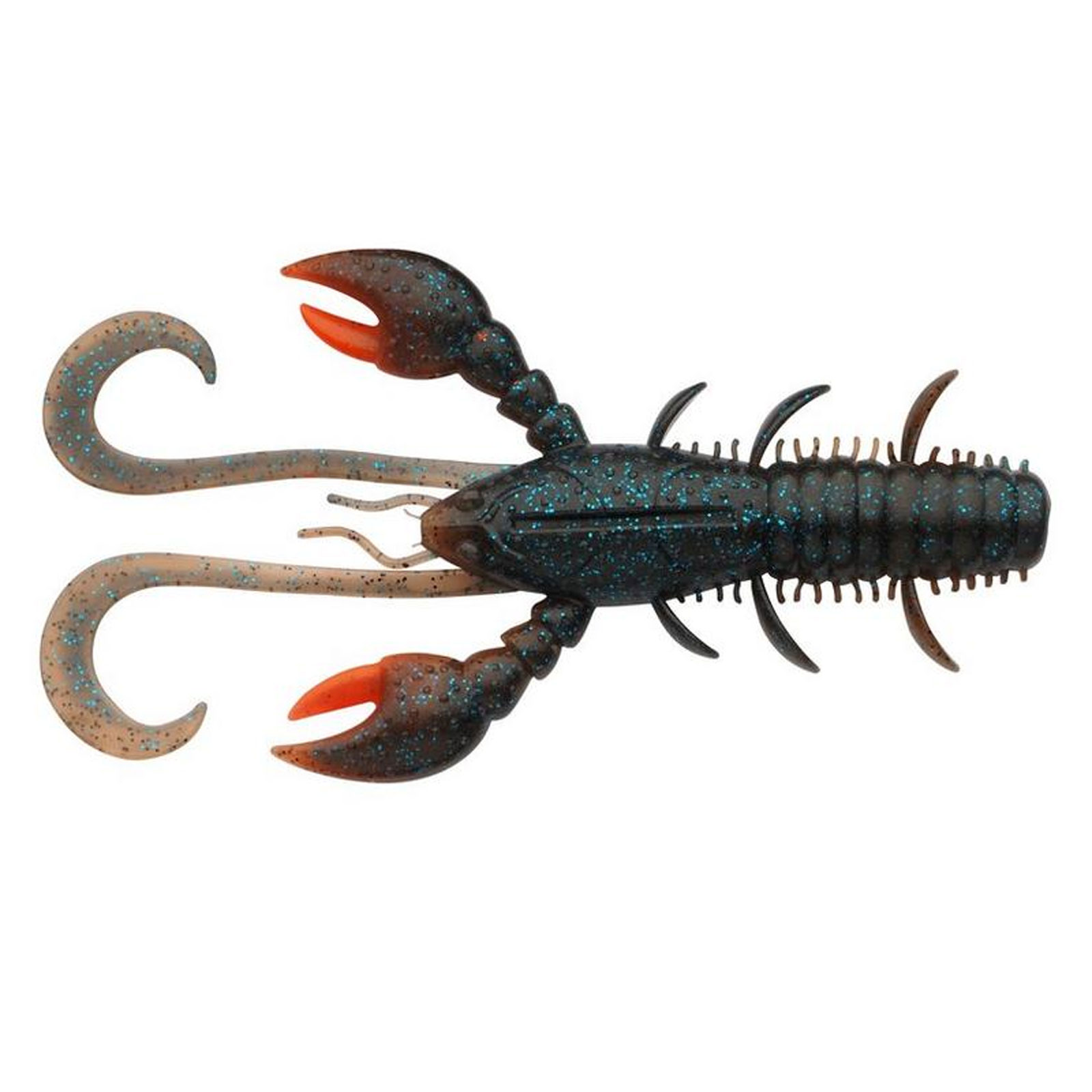 Berkley Pulse Realistic Craw Dark Cray UV Claw Gummikrebs