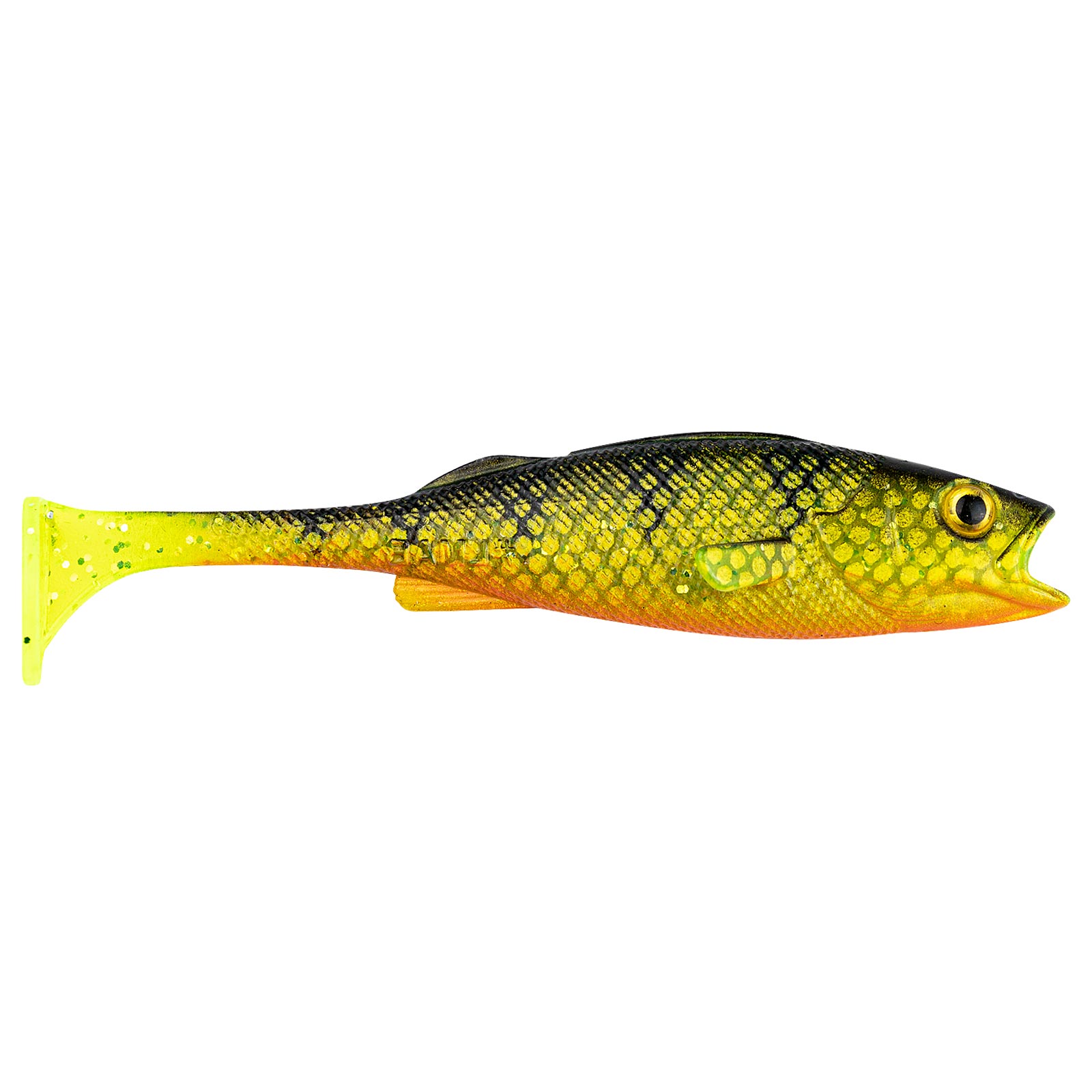 LMAB Köfi Perch Shad Natural Perch Big Bait Gummifisch