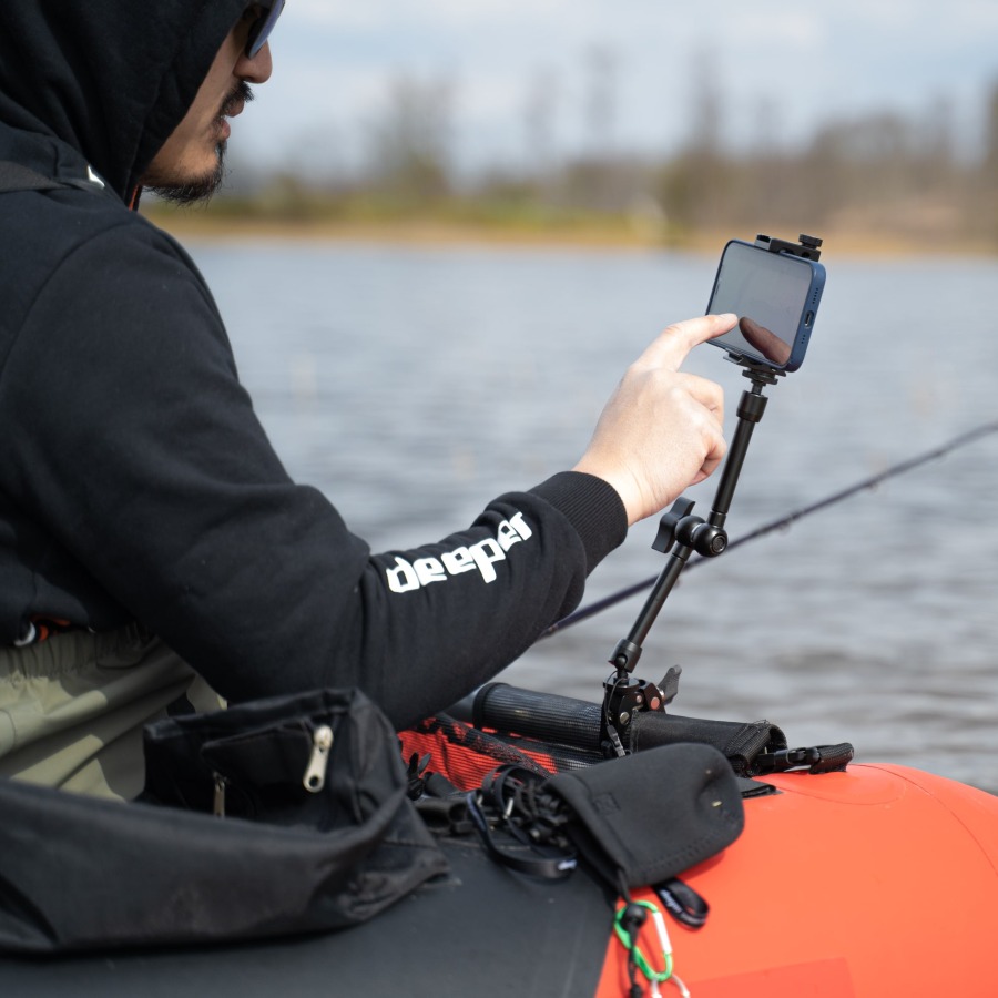 Deeper Phone Holder für Boot und Kajak Fishfinder Zubehör Detail 2