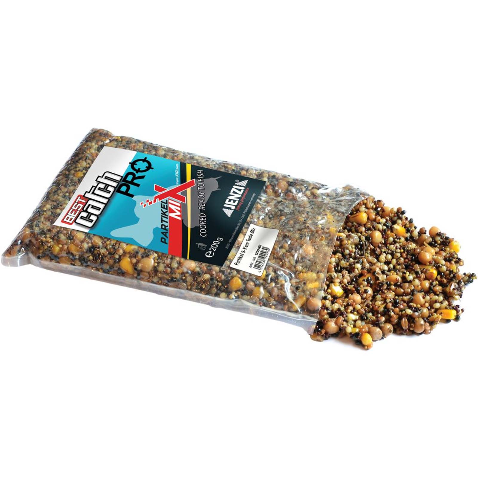 Jenzi Ready-to-Fish Partikel 9-Korn-Turbo-Mix 800g 