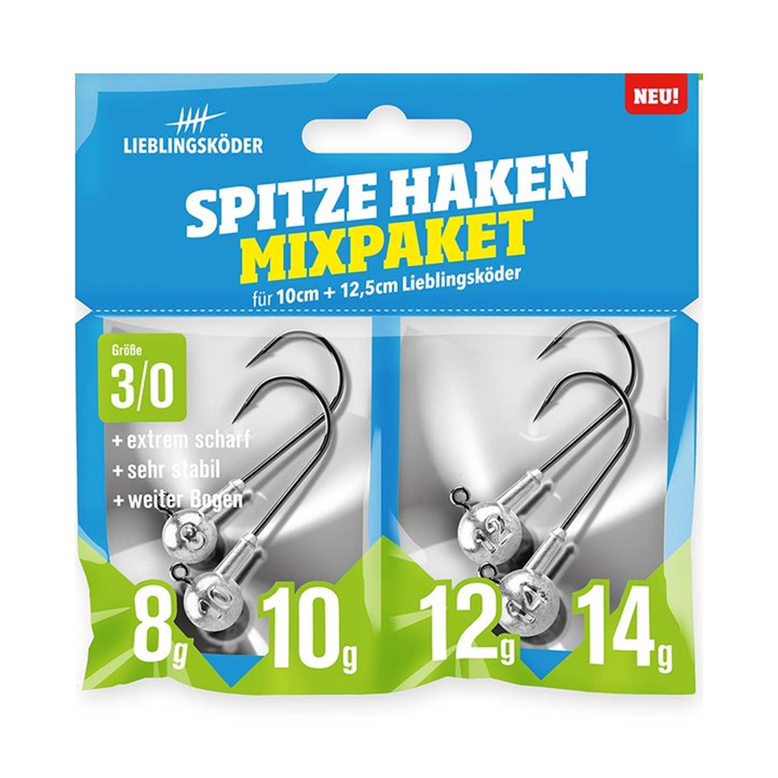 Lieblingsköder Spitze Haken Set 3/0