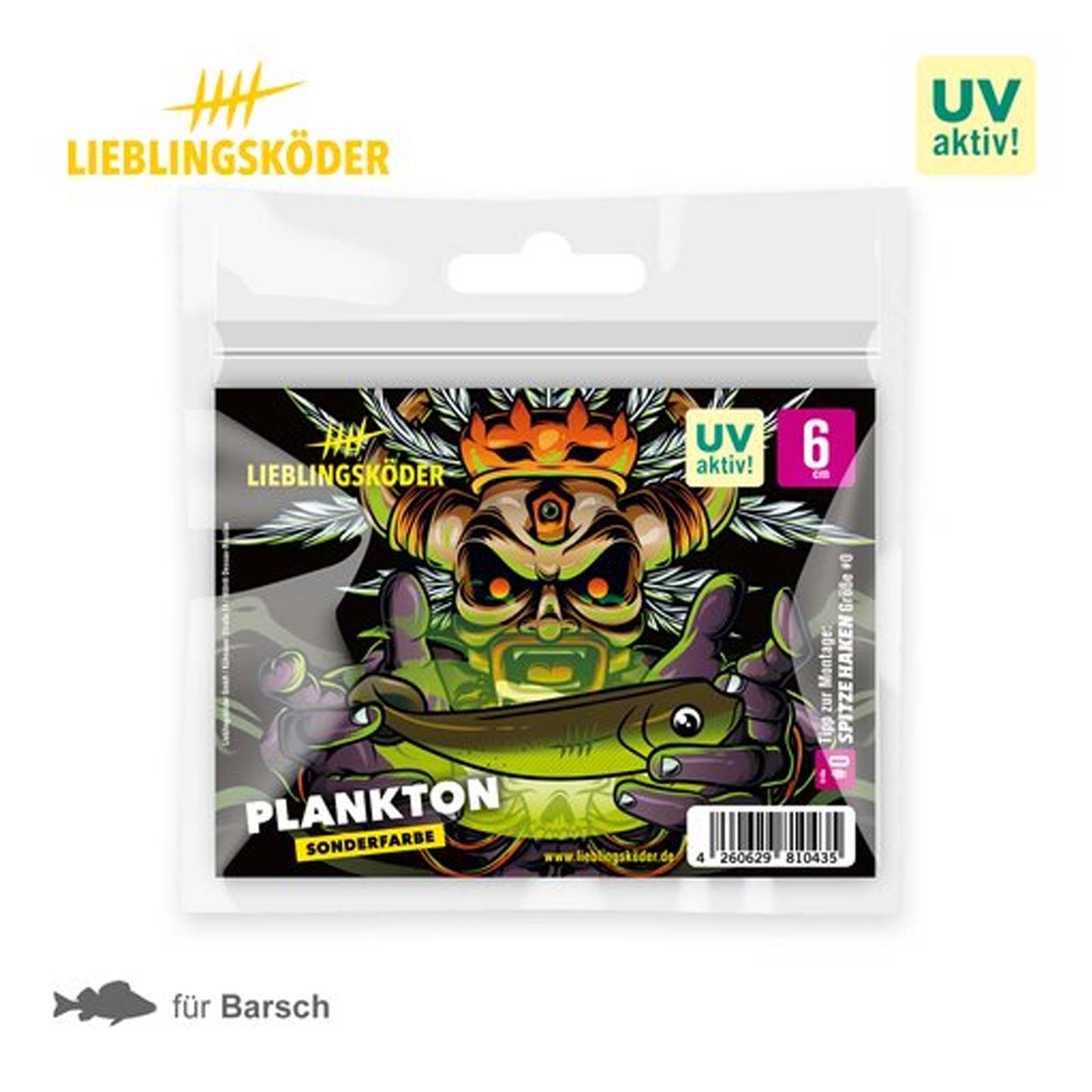 Lieblingsköder 6,0cm Plankton Gummifisch pack