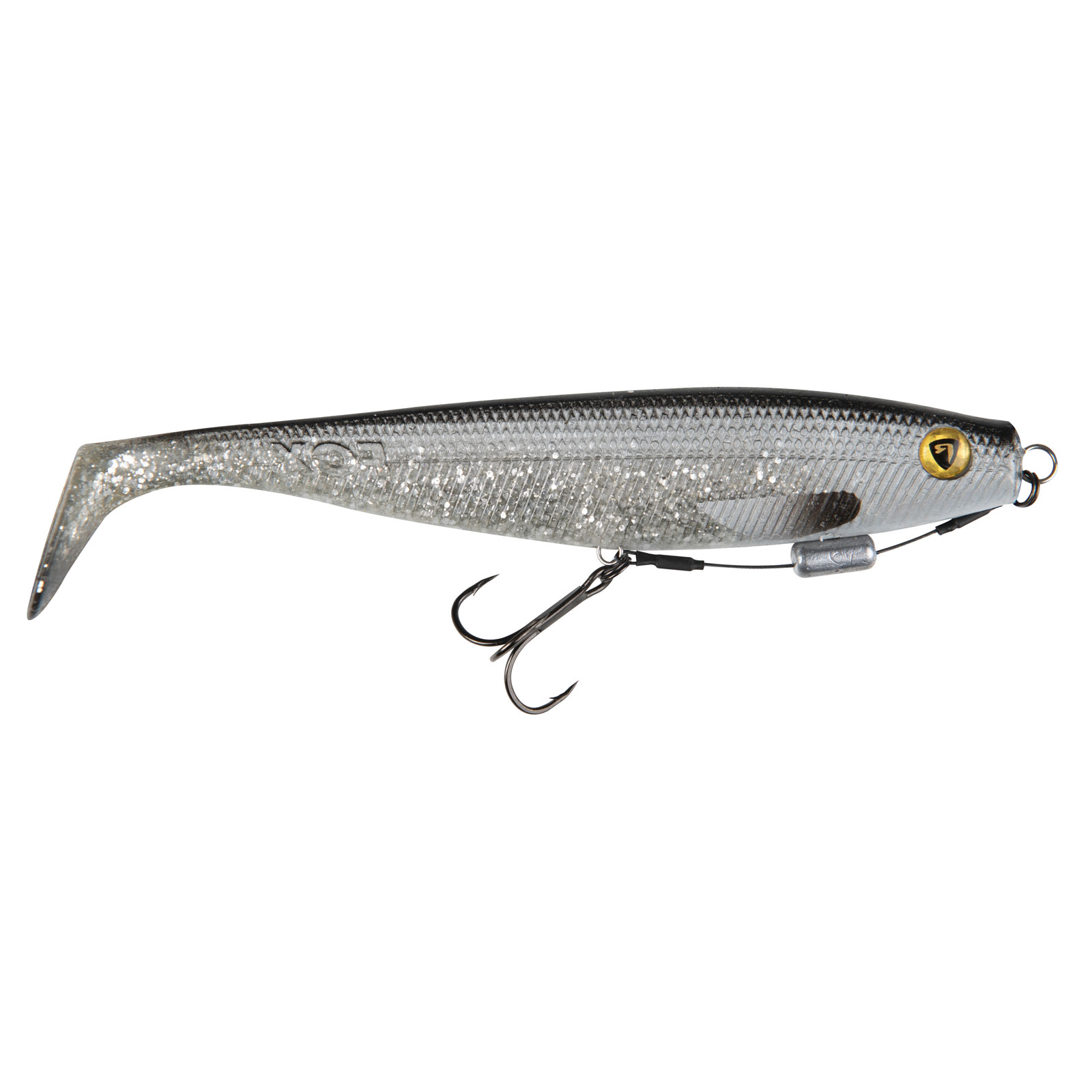 Fox Rage Pro Shad Loaded montierter UV Bleak Gummifisch