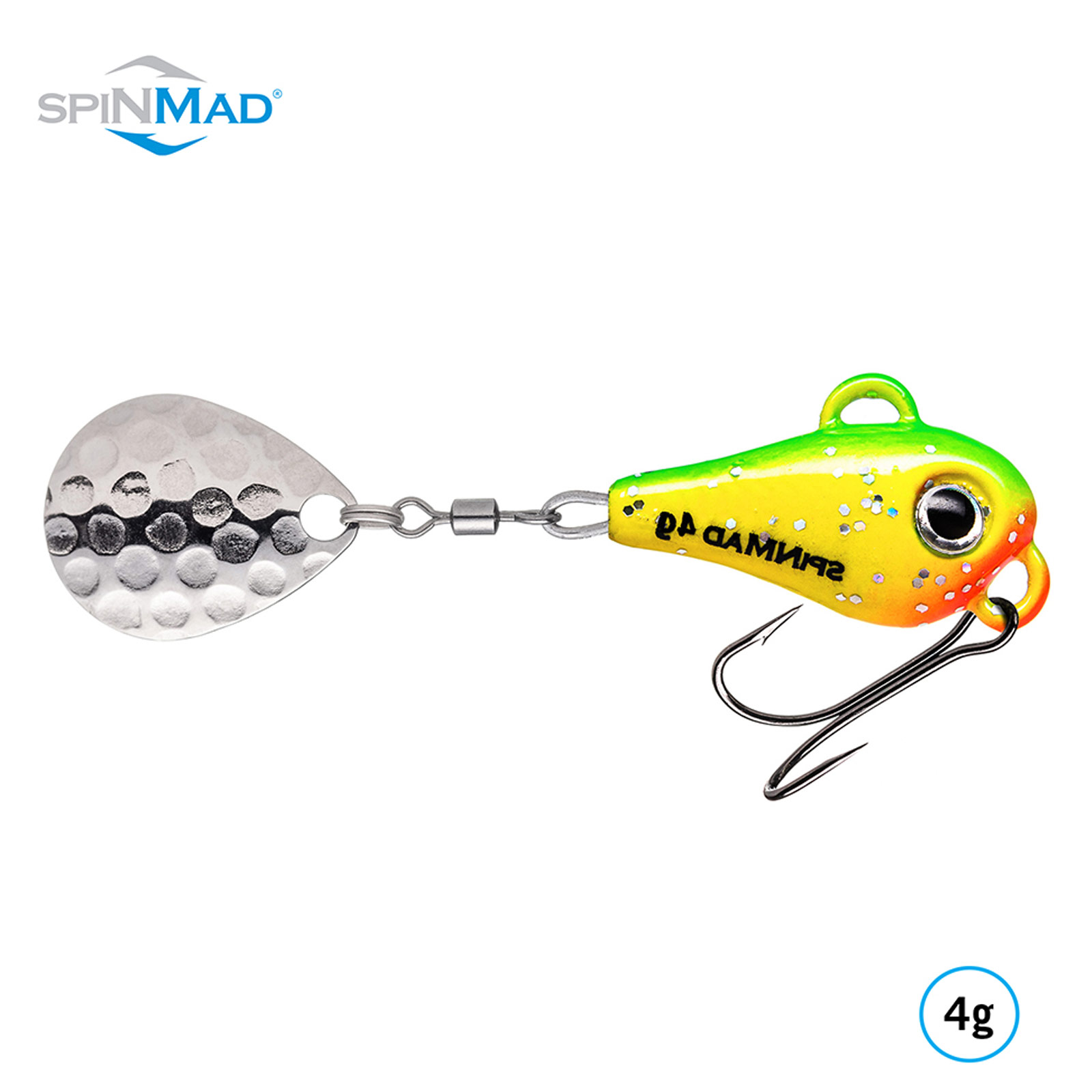 SpinMad Originals Greenlemon 4g Jig Spinner