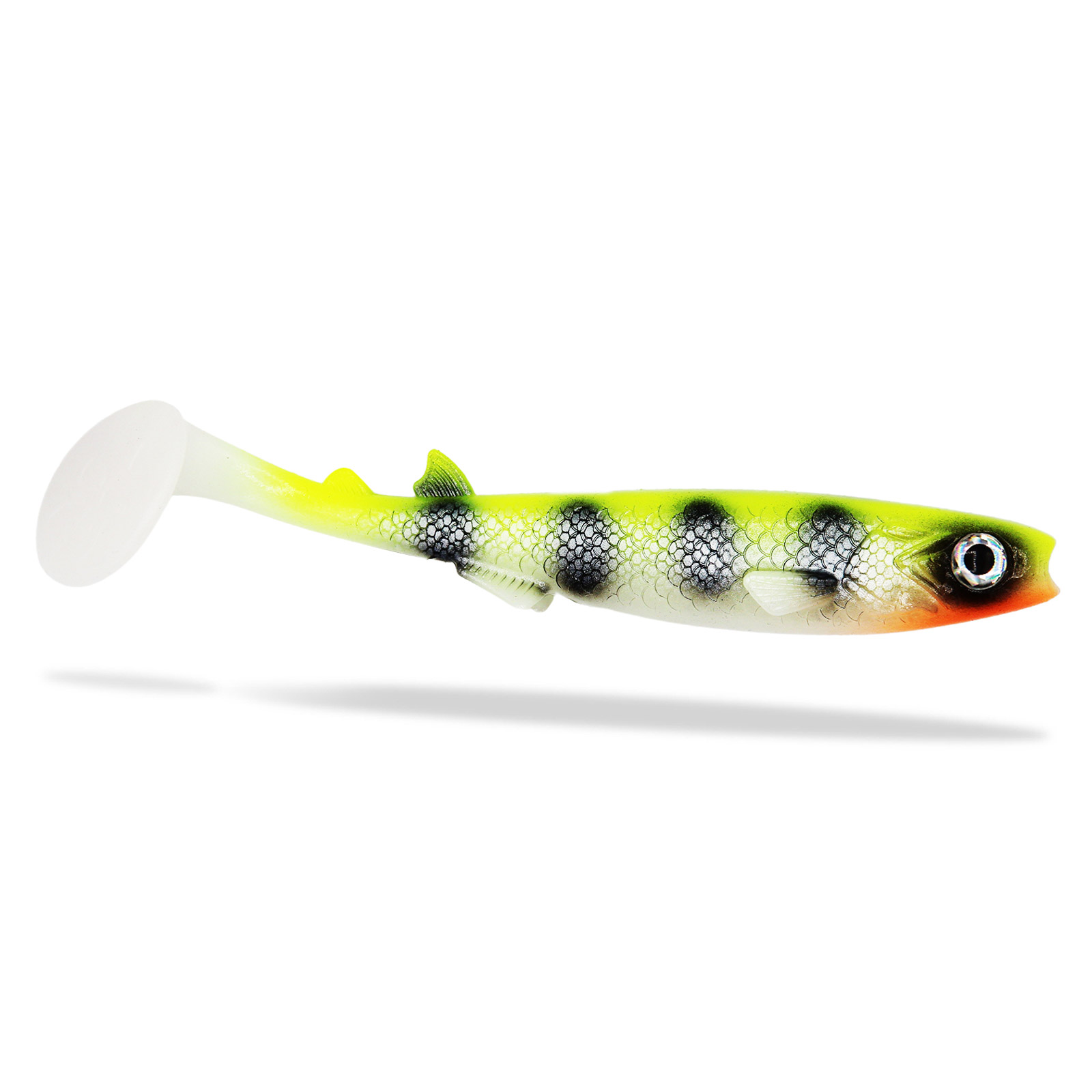 FishingGhost RenkyShad Lemon Tiger Gummifisch