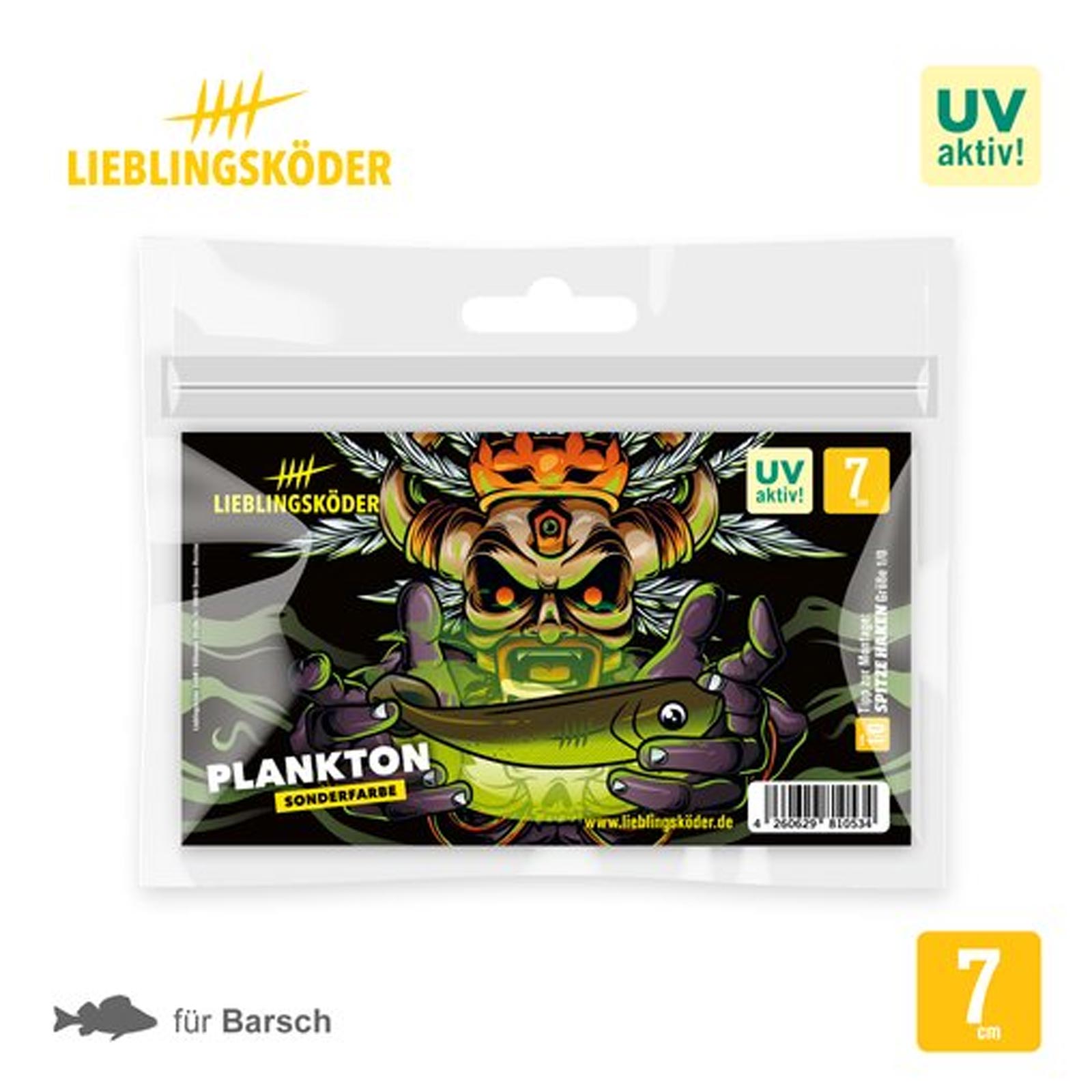 Lieblingsköder 7,0cm Plankton Gummifisch pack