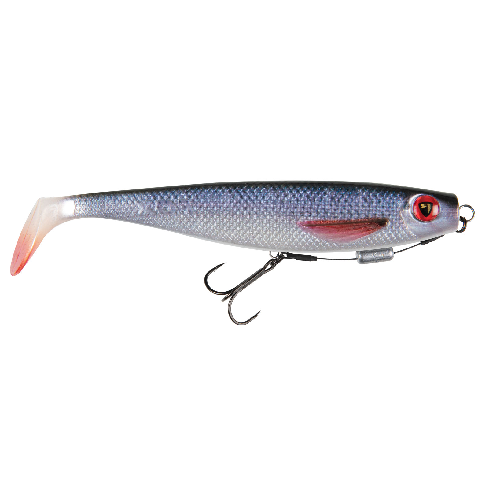 Fox Rage Pro Shad Loaded montierter Roach Gummifisch