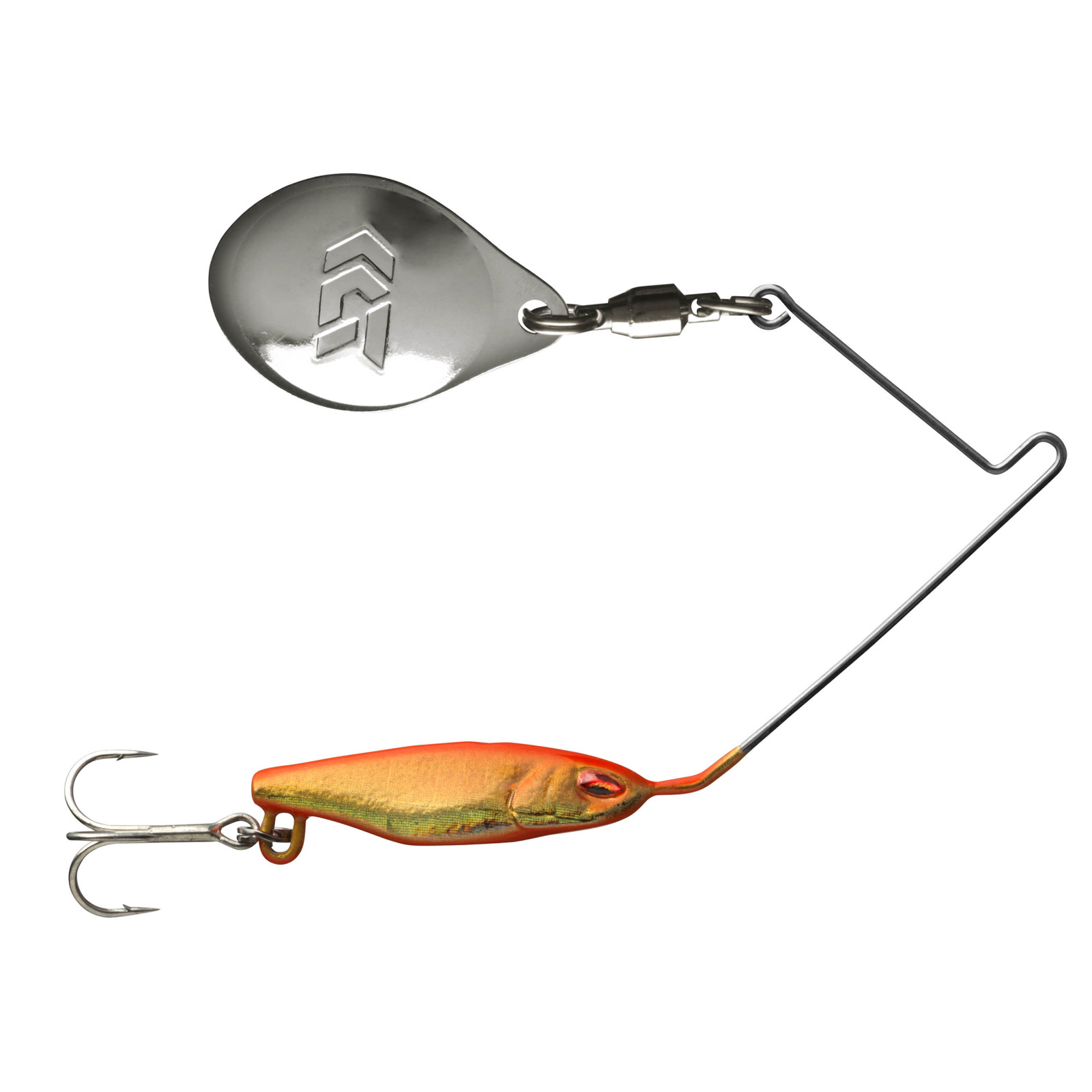 Daiwa Prorex Micro Spinner Fish TG - Chromed Orange Spinnerbait