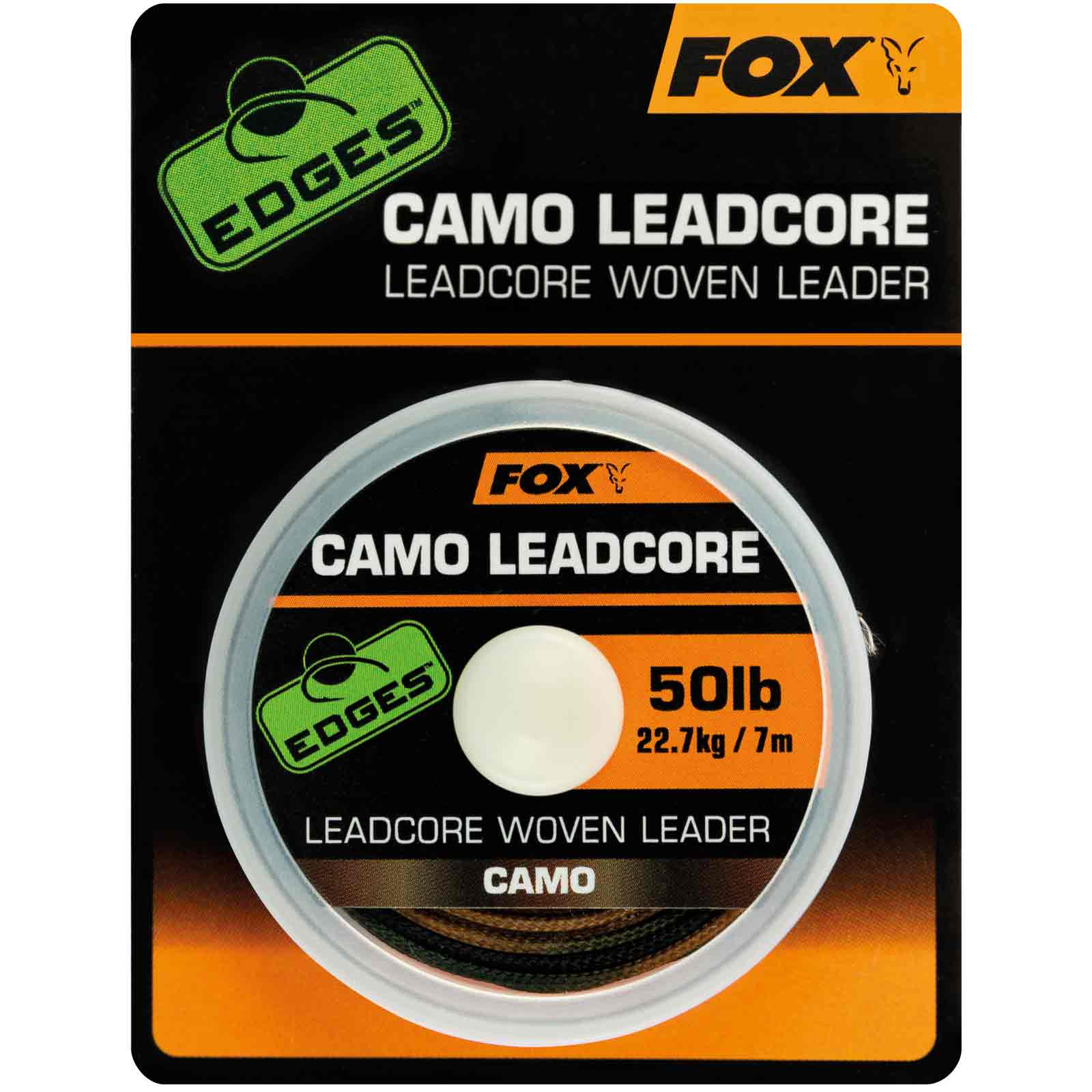 Fox Camo Leadcore Woven 50lb 7m Vorfachmaterial