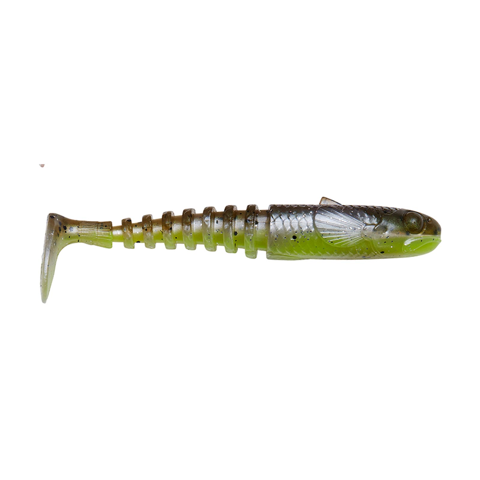 Savage Gear Gobster Shad Green Pearl Yellow 5 Stück Gummifisch