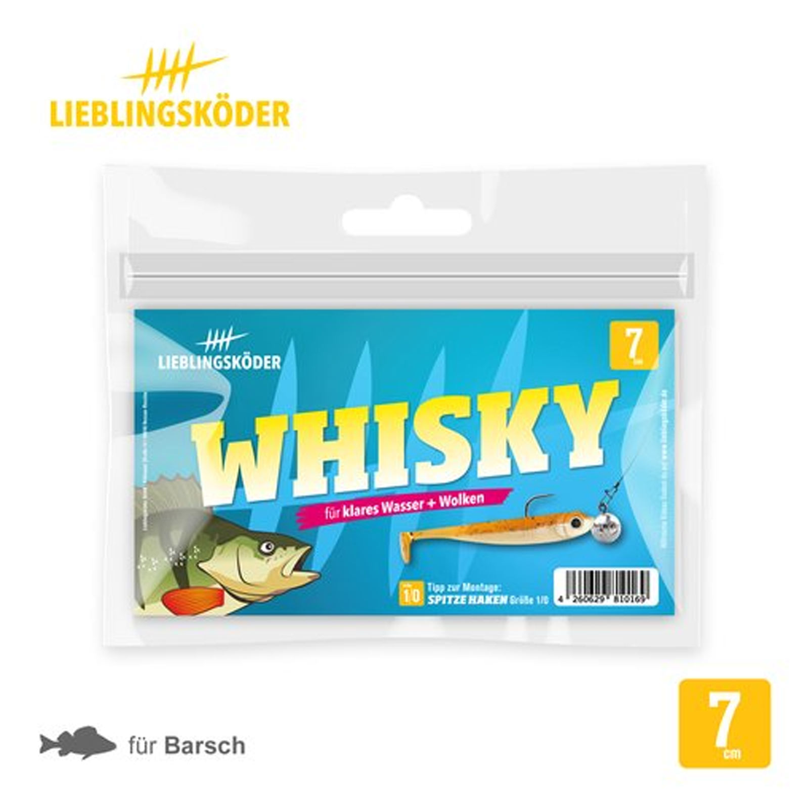 Lieblingsköder 7,0cm Whisky Gummifisch pack