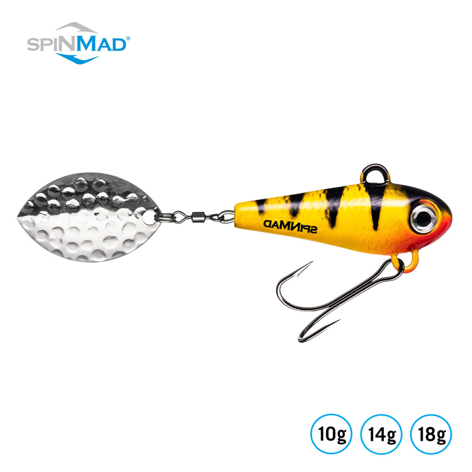 SpinMad Originals Lemontiger 10+14+18g Jig Spinner